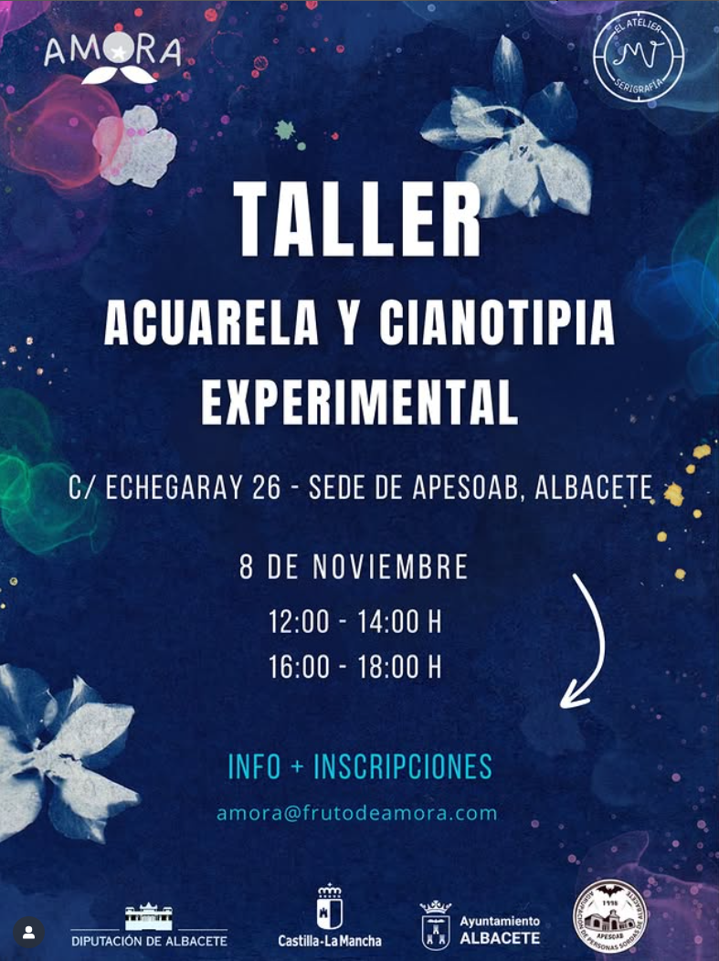 Acuarela y cianotipia experimental