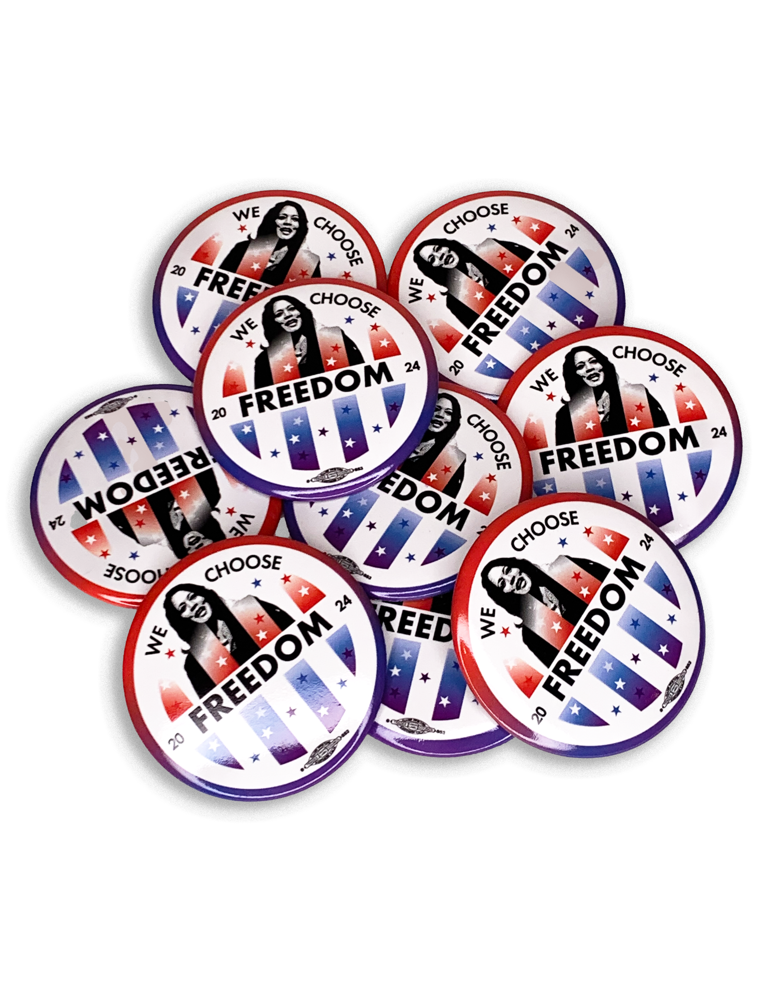 250 Pack We Choose Freedom Button
