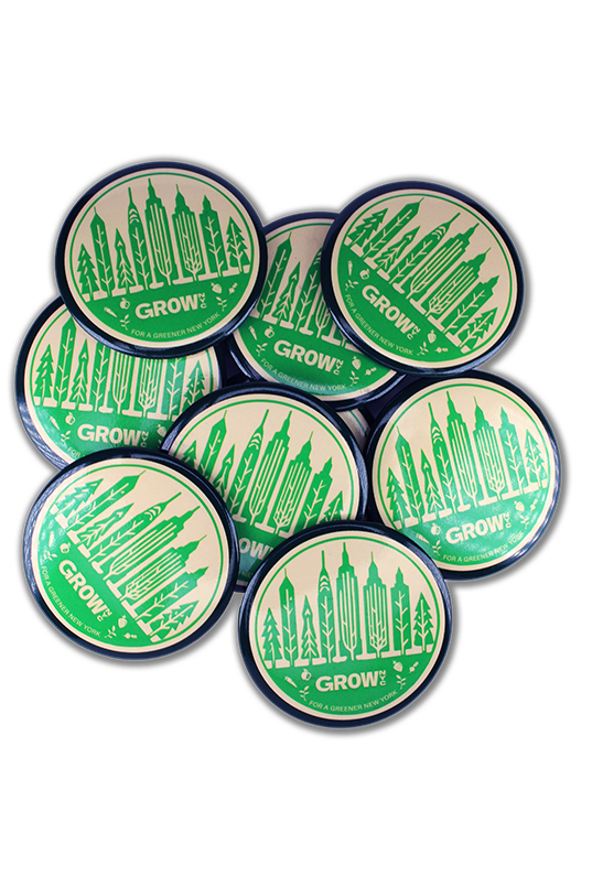 25 Pack GrowNYC Button