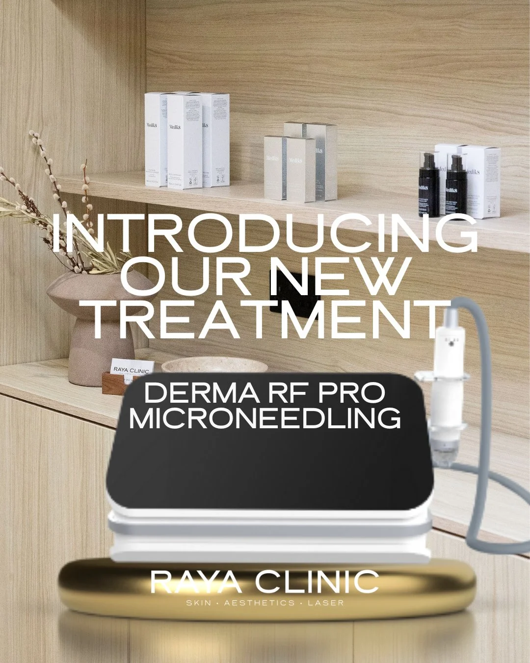 Introducing RF Microneedling at RAYA ✨
We’re thrilled to bring the Derma RF Pro to the clinic - our latest advanced treatment designed to firm, smooth, and rejuvenate your skin from within.
Triple Depth. Triple Results.
The Derma RF Pr