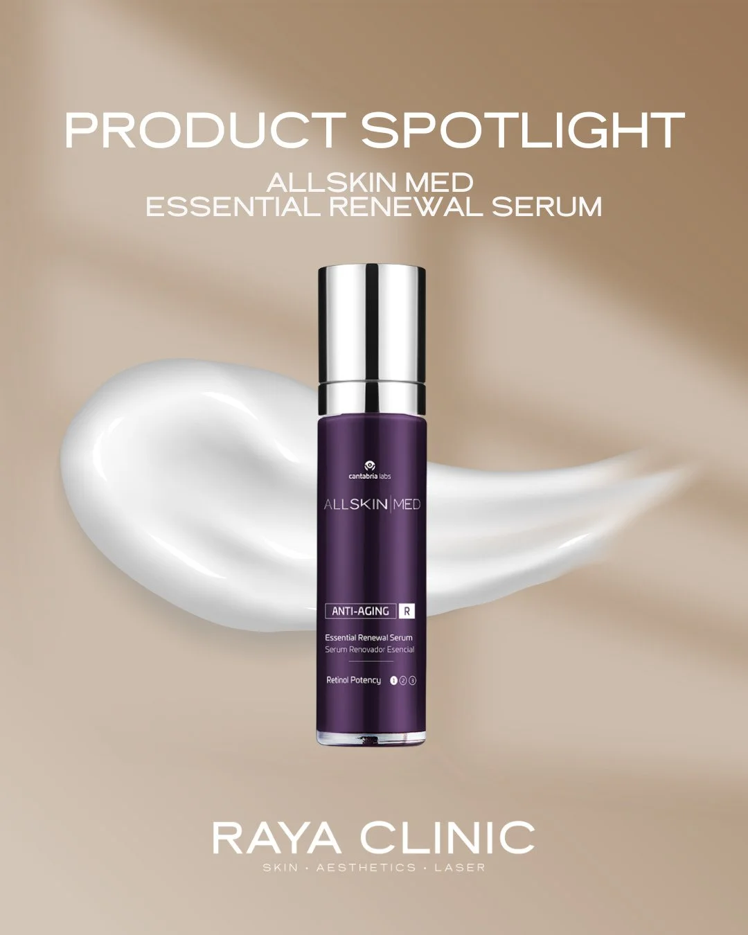 Product of the Month: Essential Renewal Serum by AllSkin Med ✨⁠
⁠
Say hello to brighter, smoother, more refined skin - meet our Essential Renewal Serum, December's Product of the Month.⁠
⁠
This powerhouse serum delivers clinically proven results by c