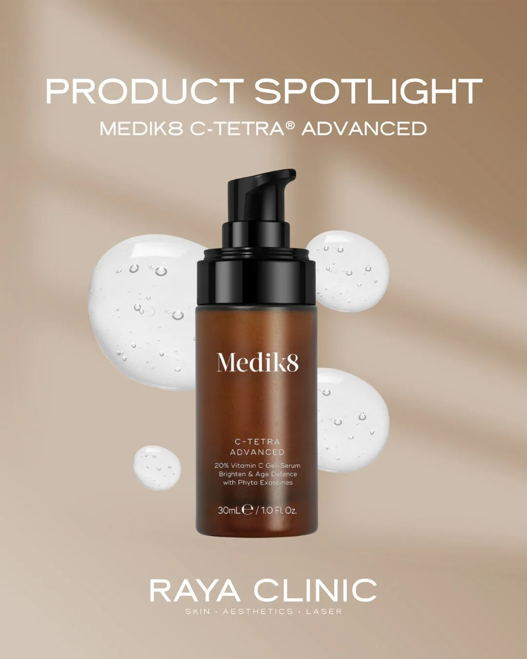 Product of the Month: Medik8 C-Tetra&reg; Advanced ✨⁠
⁠
Defend, Brighten, and Smooth - The Next Generation of Vitamin C⁠
⁠
Meet the new Medik8 C-Tetra&reg; Advanced, designed to protect your skin against premature ageing while delivering accelerated 