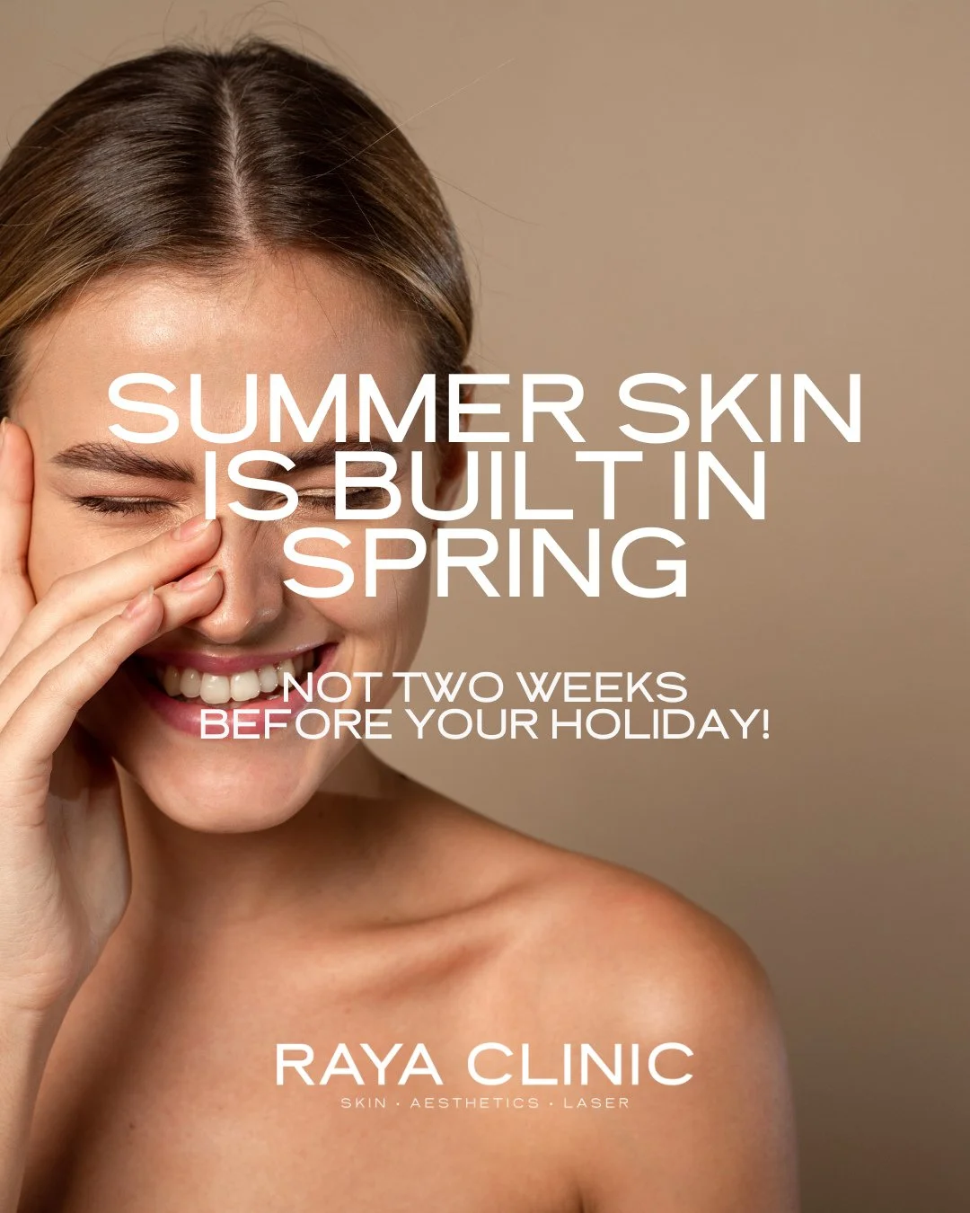 ⁠Summer skin is built in spring... 🌸⁠
⁠
Through spring, this is the season where we:⁠
⁠
✔ Begin collagen stimulation with enough time for true remodelling⁠
✔ Repair and strengthen the barrier after winter⁠
✔ Plan injectable treatments around real da