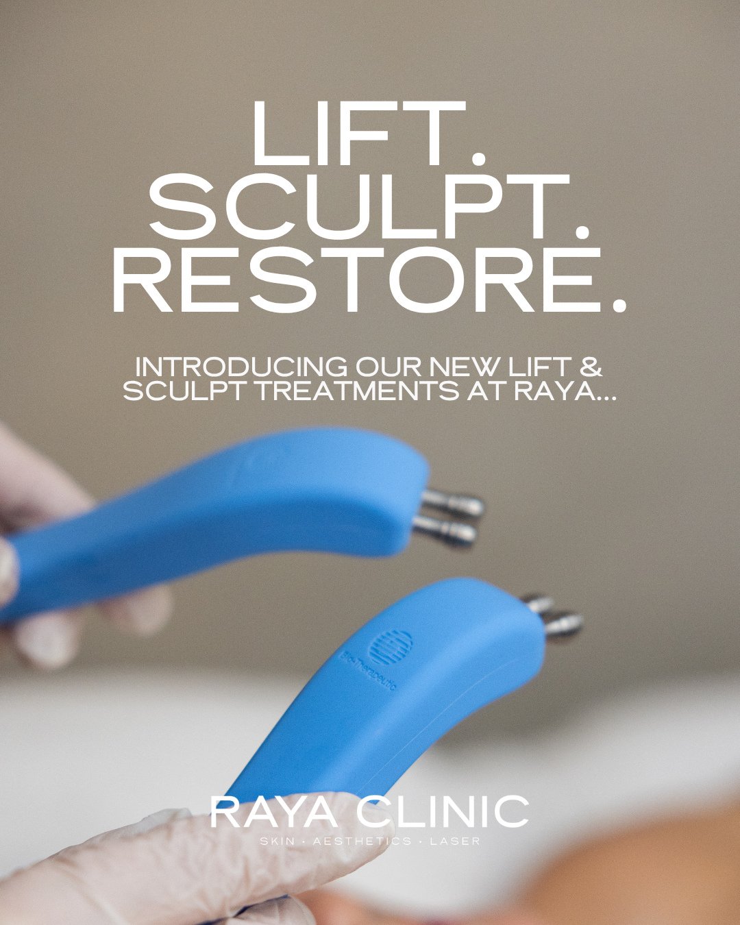 Our new Lift &amp; Sculpt treatments have arrived at RAYA!⁠
⁠
Using advanced microcurrent technology and skin stimulation techniques, these treatments are designed to tone facial muscles, support collagen production and restore natural definition.⁠
⁠