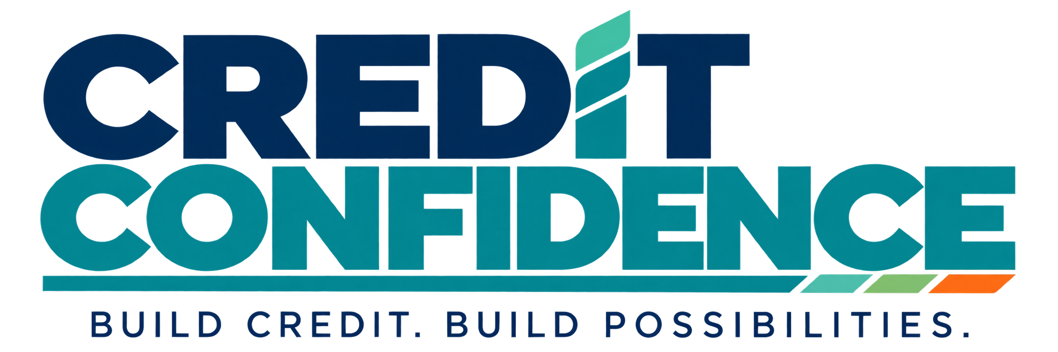 Credit Confidence logo: Build Credit. Build Possibilities.