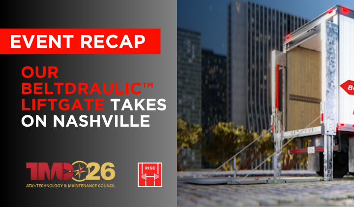 Our Beltdraulic™ liftgate hits the road 🚛