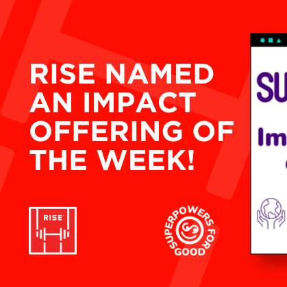 Superpowers for Good featured us as an Impact Offering of the Week!