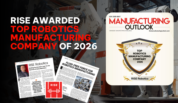 Named a Top Robotics Manufacturing Company of 2026 by a national trade magazine 🏆