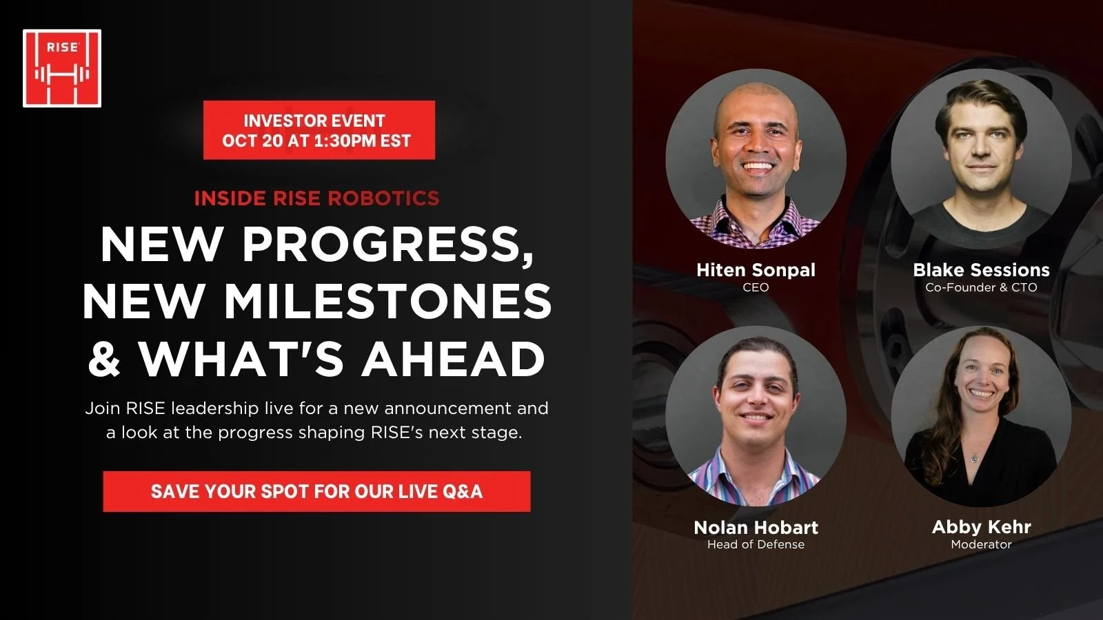 Go Inside RISE: New Progress, Milestones &amp; What's Ahead