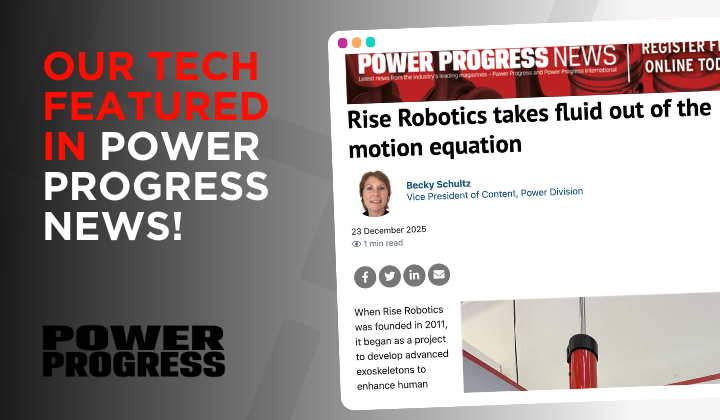 Read about us in Power Progress News 🦾📰 — RISE®Robotics