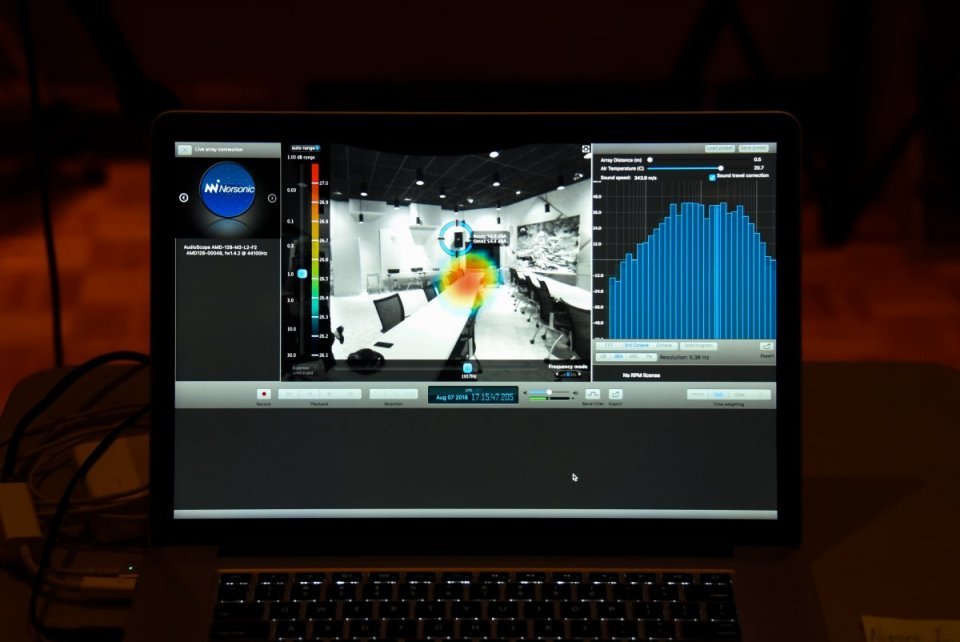 Norsonic Acoustic Camera Display