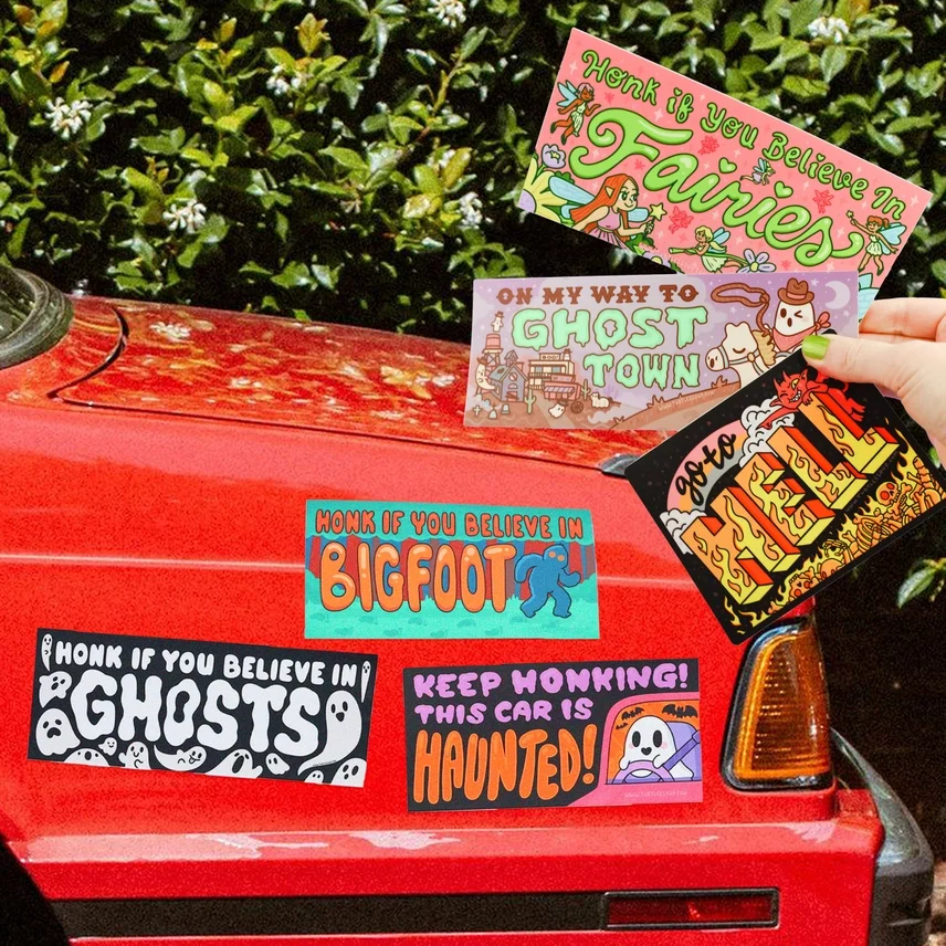 honk ghosts bumper sticker2.webp