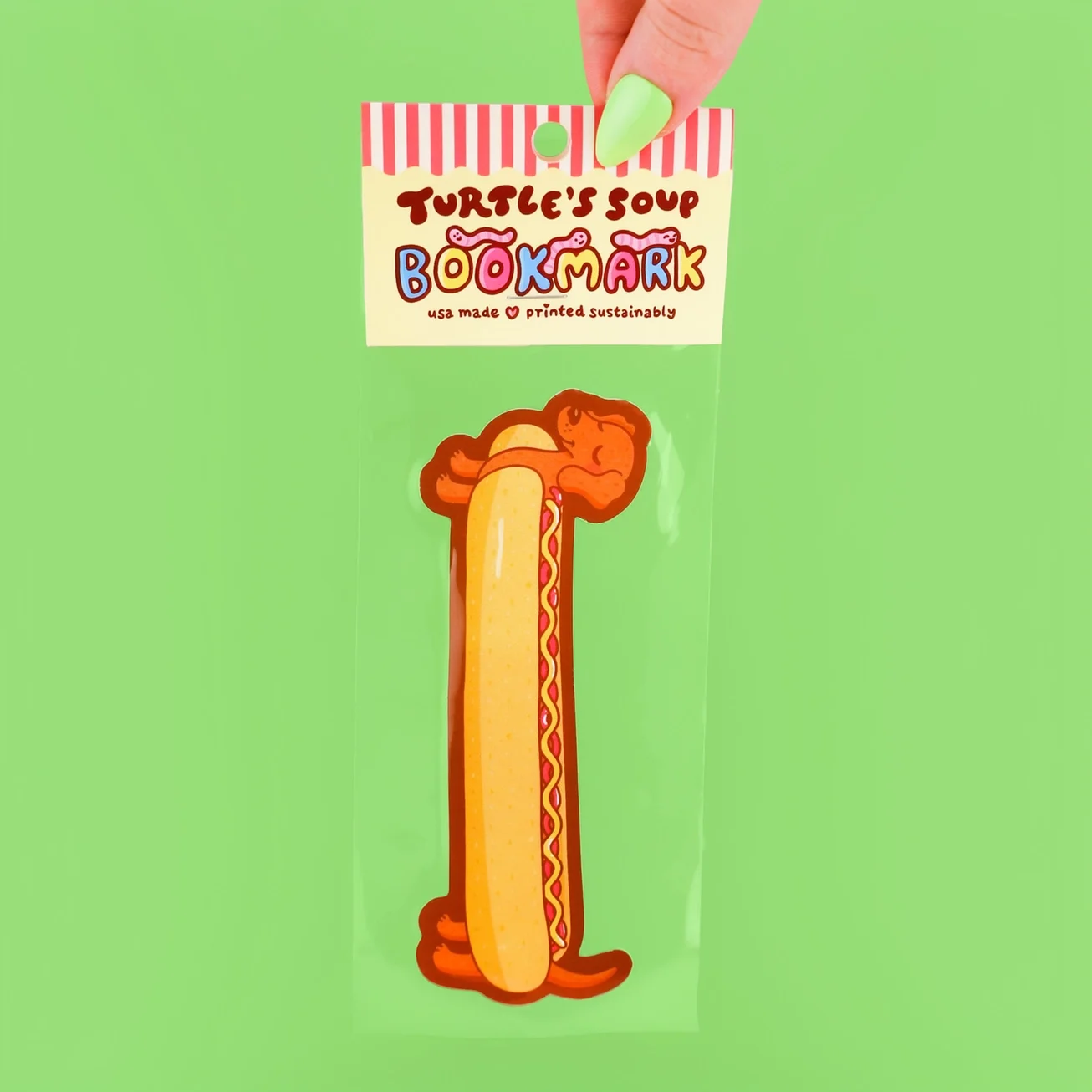Hot Dog Weiner Dog Bookmark