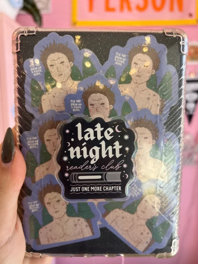 Late Night Readers Kindle Grip1.webp