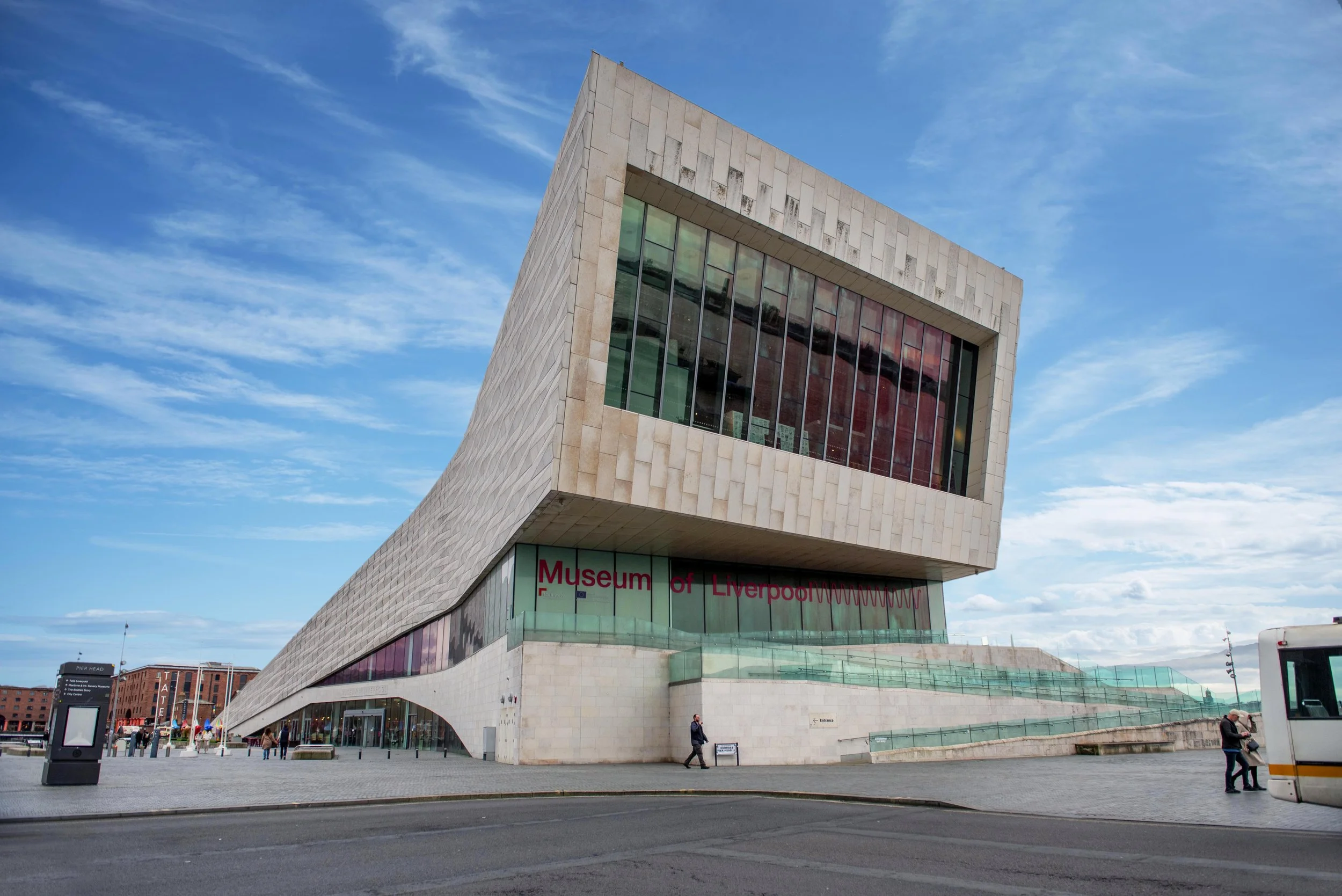 Liverpool architecture modern building with blue sky.jpg