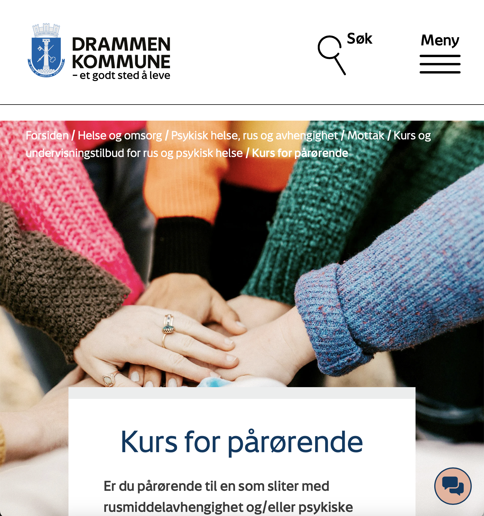 Kommunal landingsside