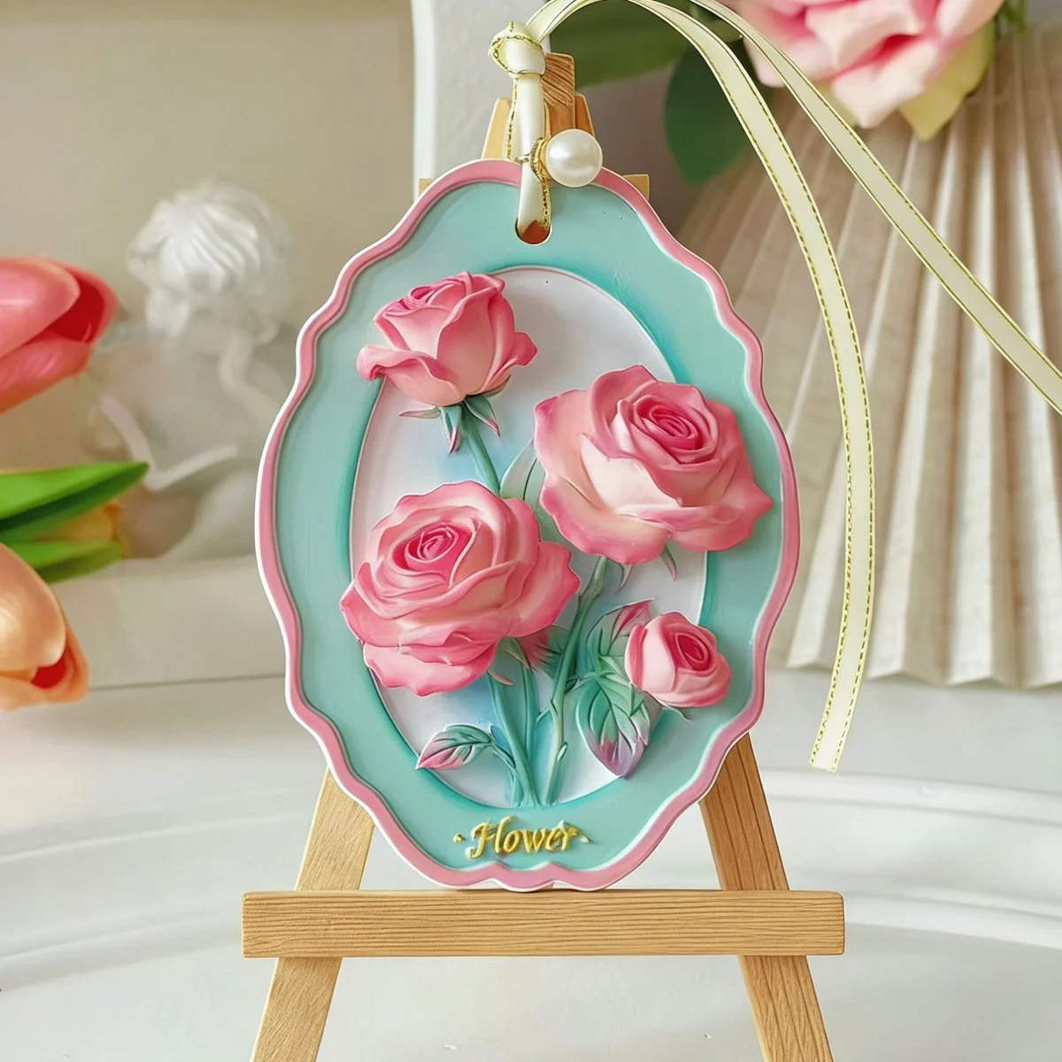 Floral Scented Plaster Plaque