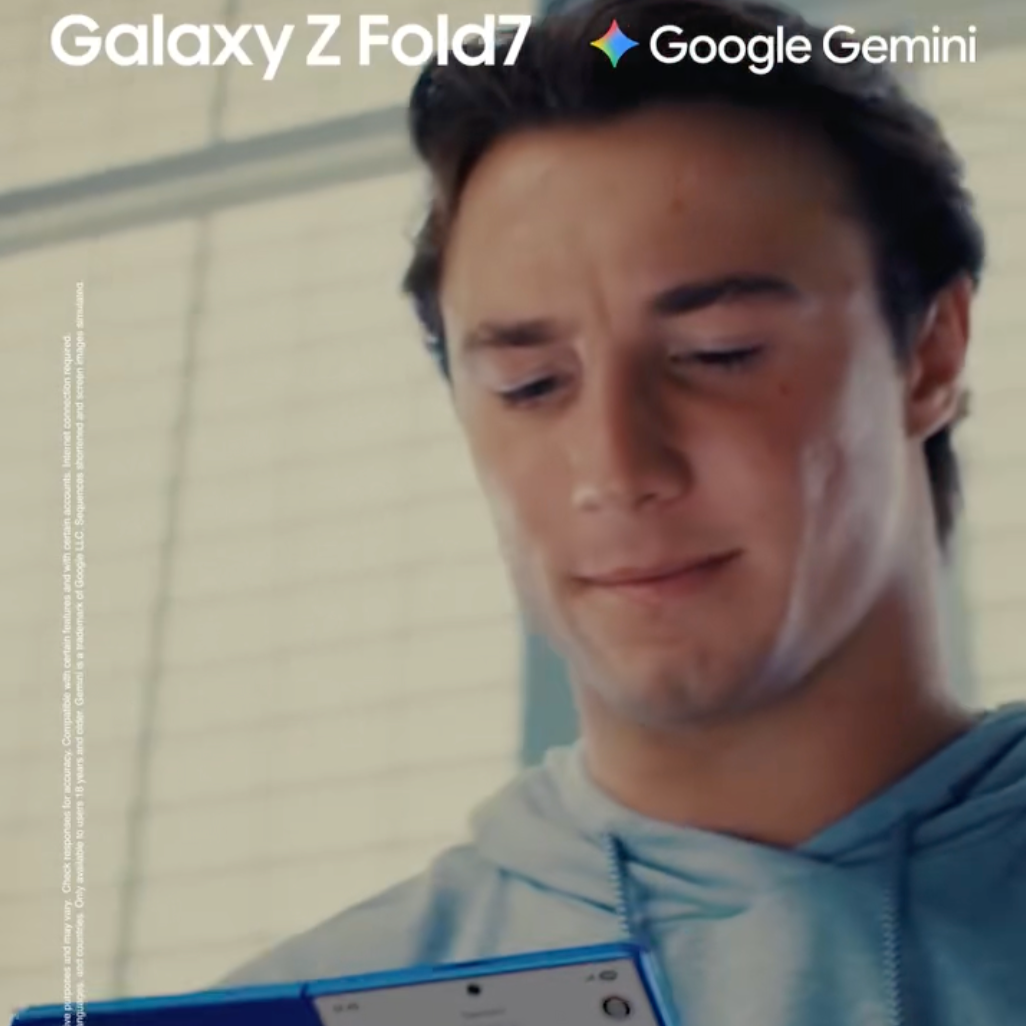 Samsung Galaxy Z Fold 7 with Google Gemini