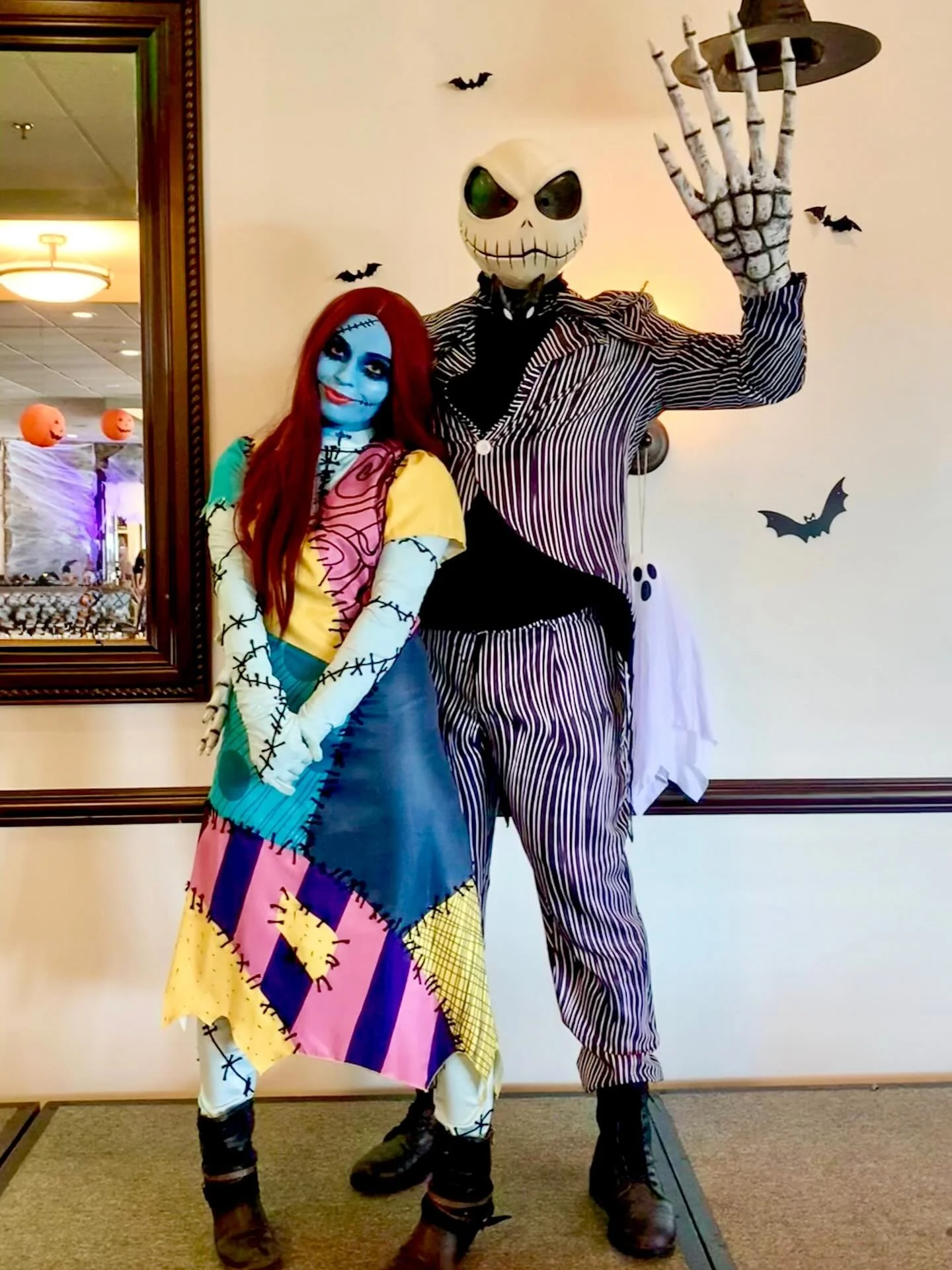 Jack &amp; Sally had such a frightfully fun time at Yorba Linda Country Club! 🎃✨ Who else is ready for Halloween? This is what spooky season is all about! 👻💀 #nightmarebeforechristmas #jackskellington #jackandsally #halloweentime #magic #halloween