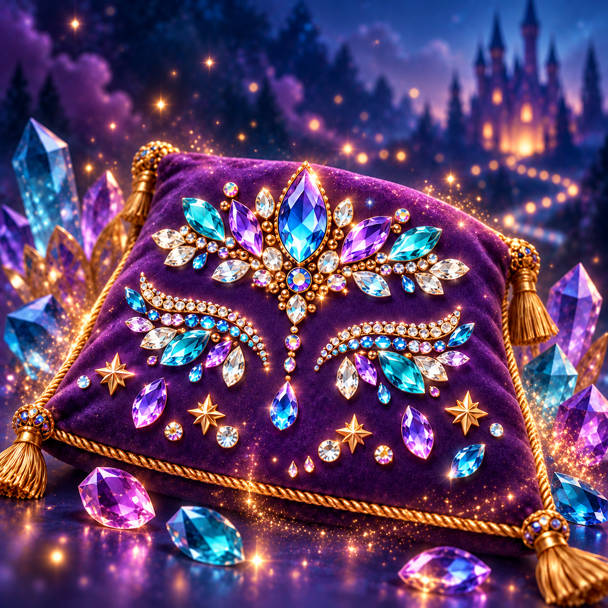 Sparkly Face Gems Icon