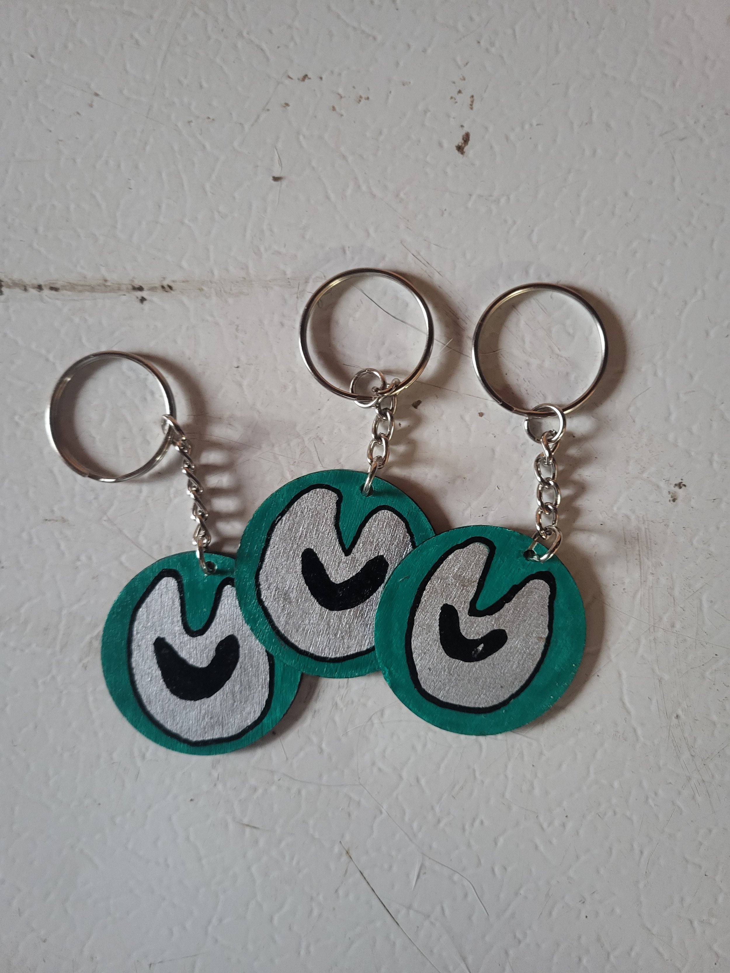 Porte-clés en forme de cercle