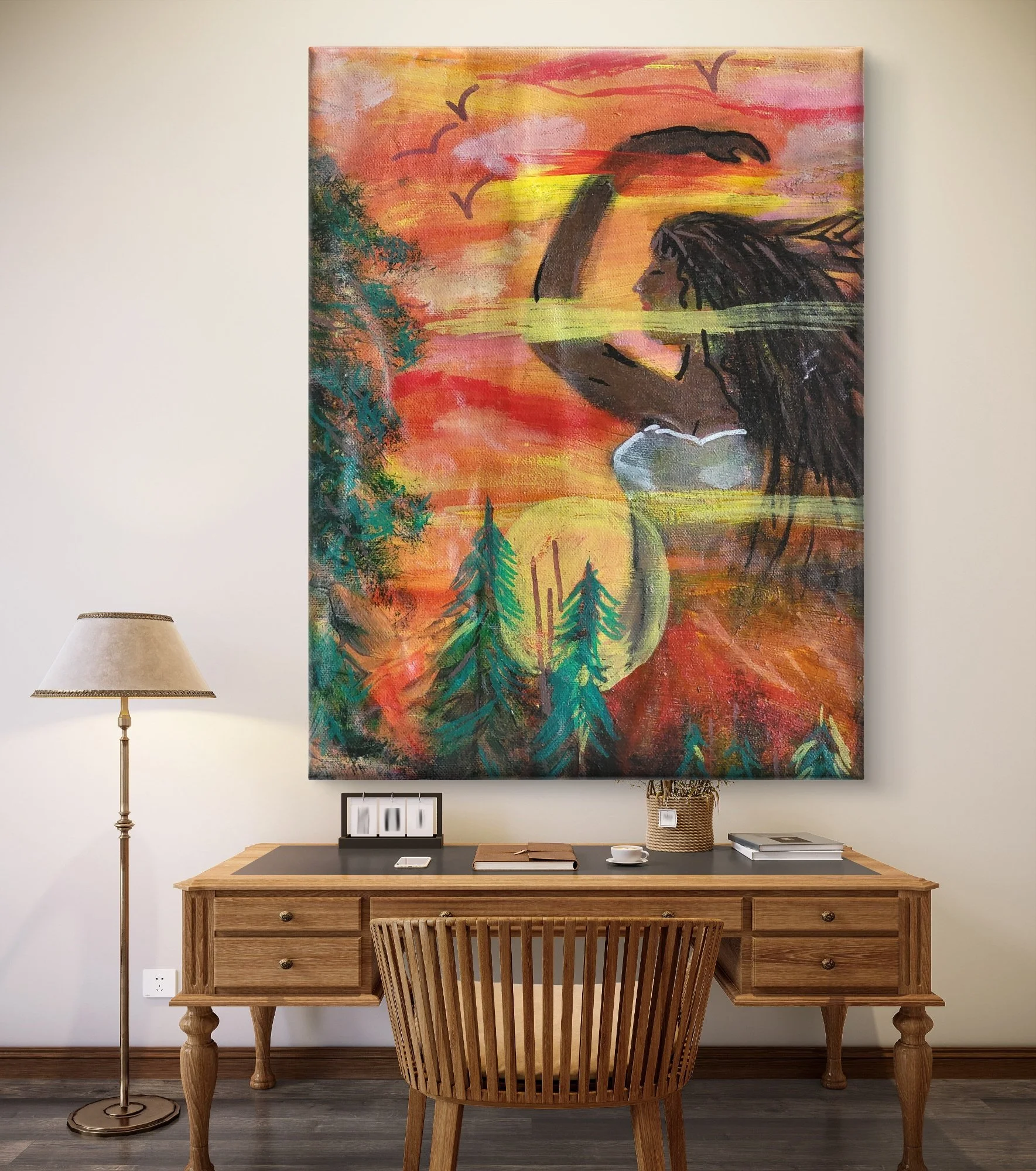 Image, Dream, Believe 11x14 canvas on wood