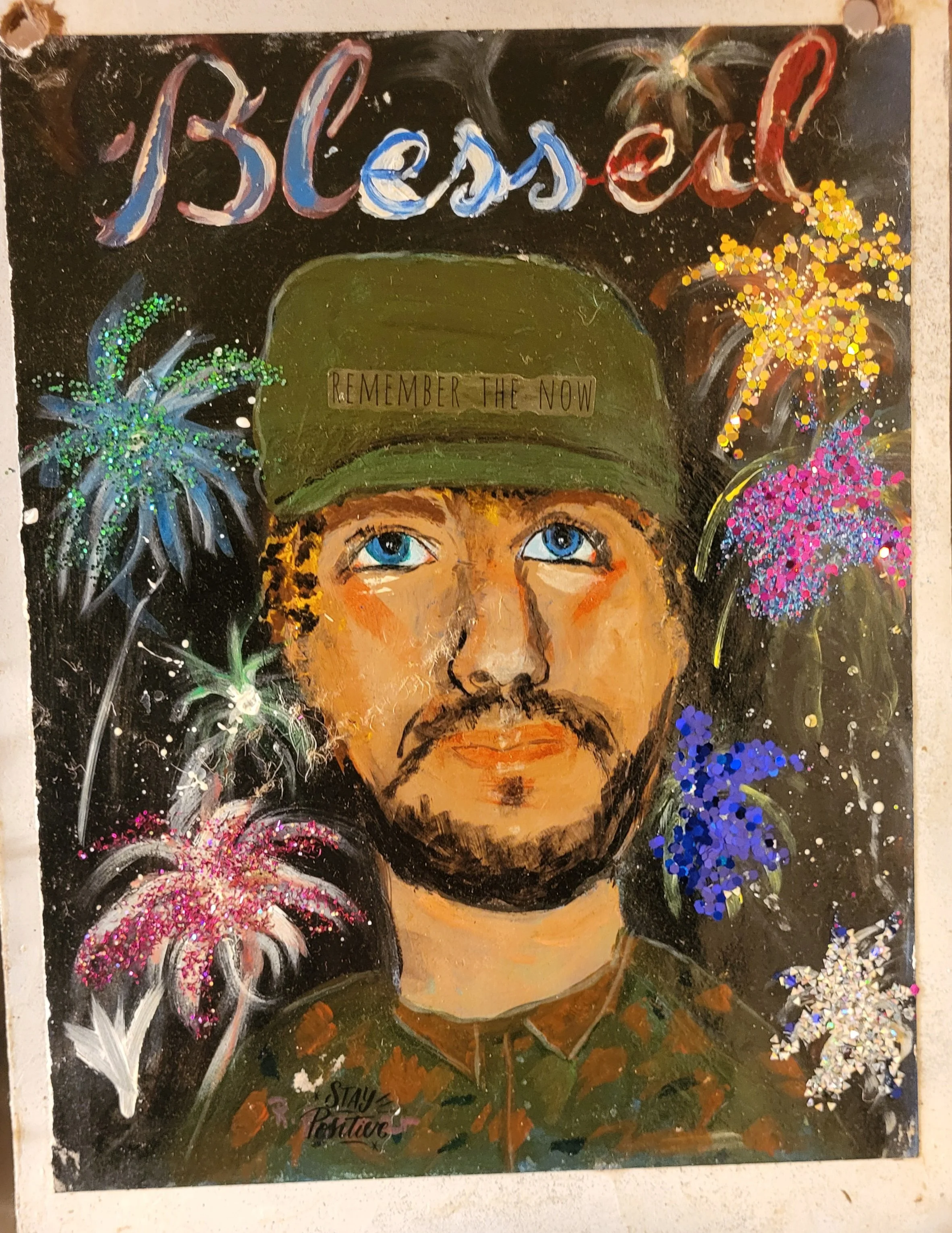 Wild Faith- 12x16 wood panel rustic art