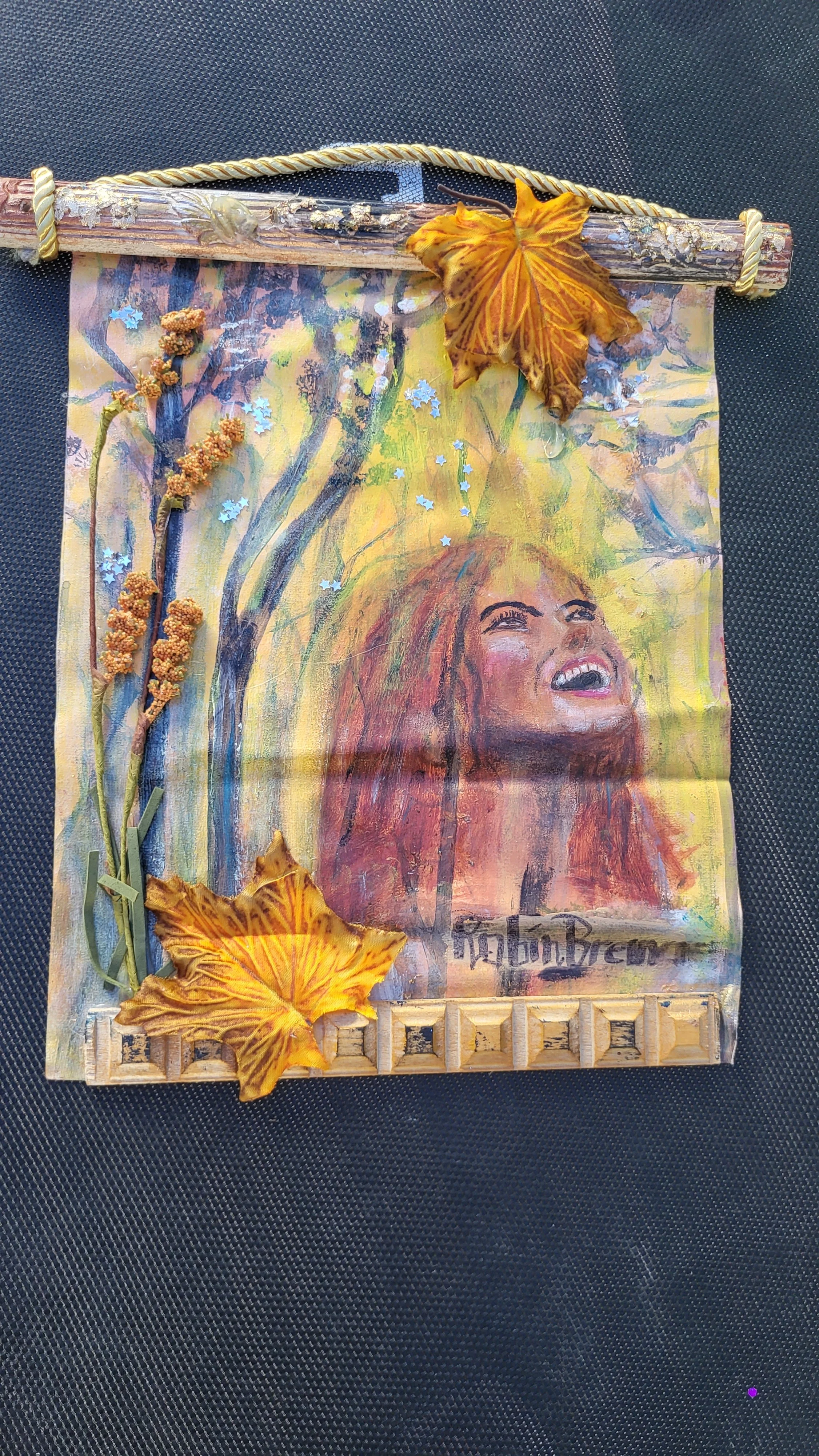 Awakening Grace Hanging Canvas Scroll 11x14