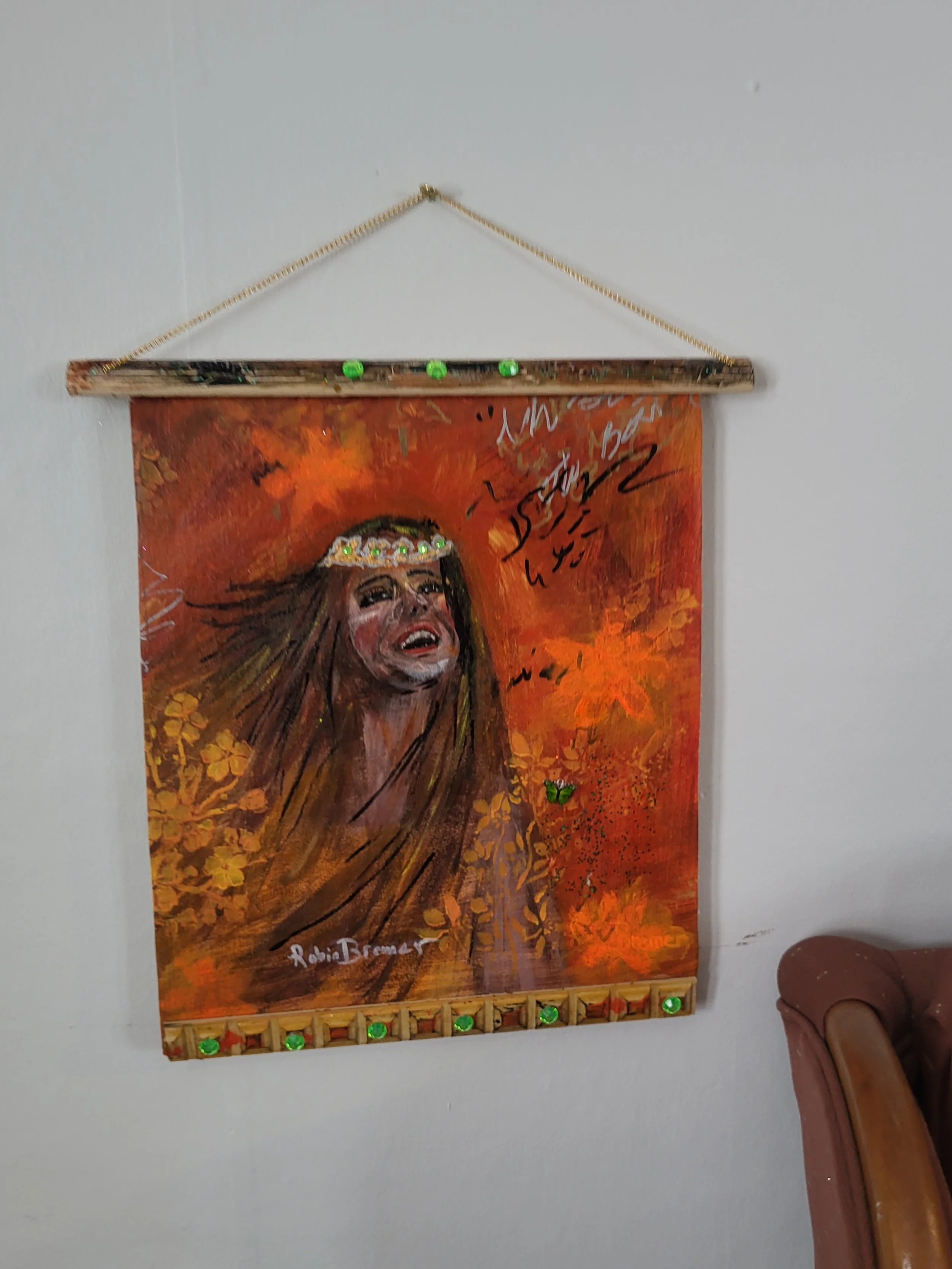 Joyful Ascent, AWARD WINNING 11X14  canvas on wood