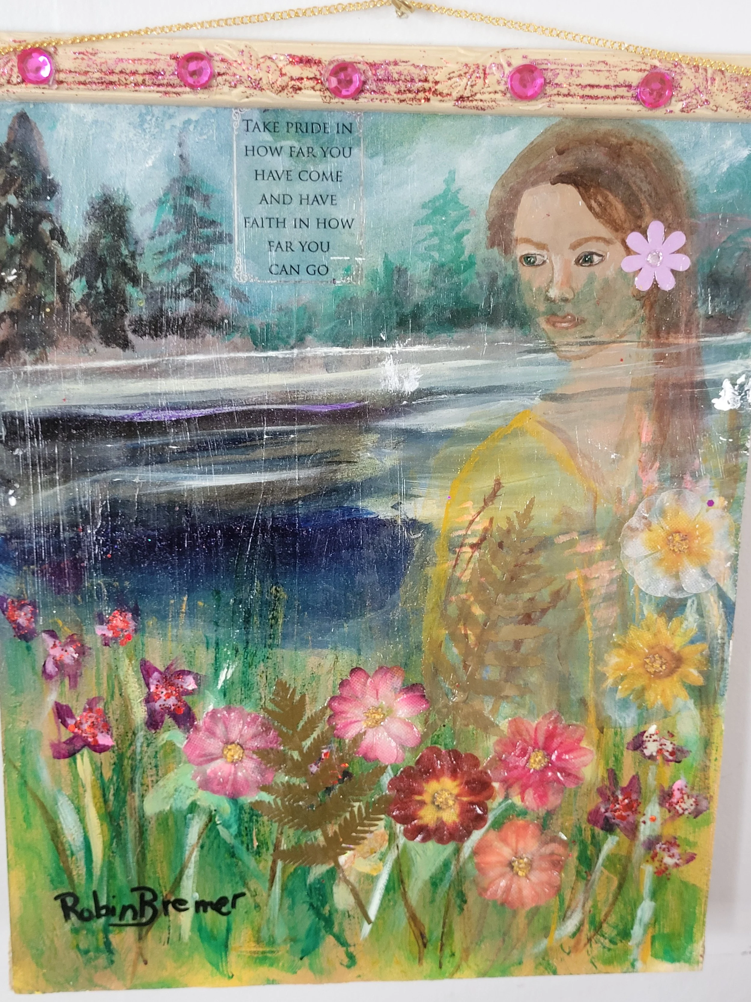 Hope of Tomorrow -11.5x13 archival paper Hanging Scroll