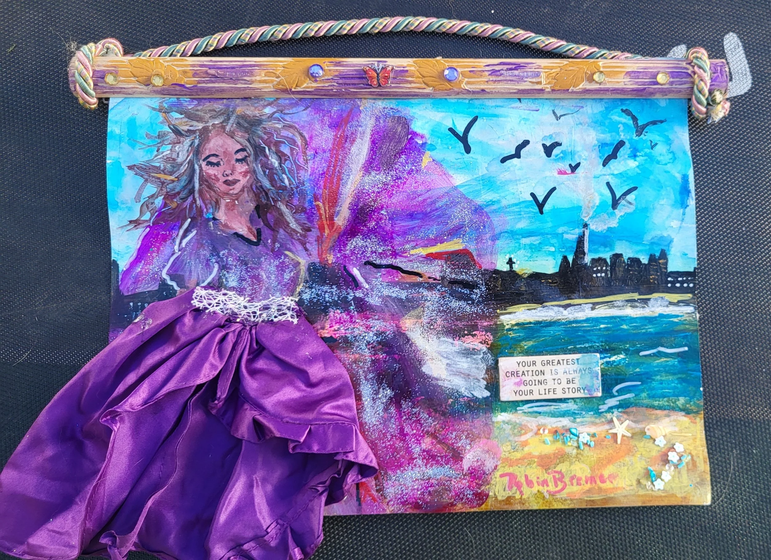 Dreamscape 11x14  Hanging Canvas Scroll