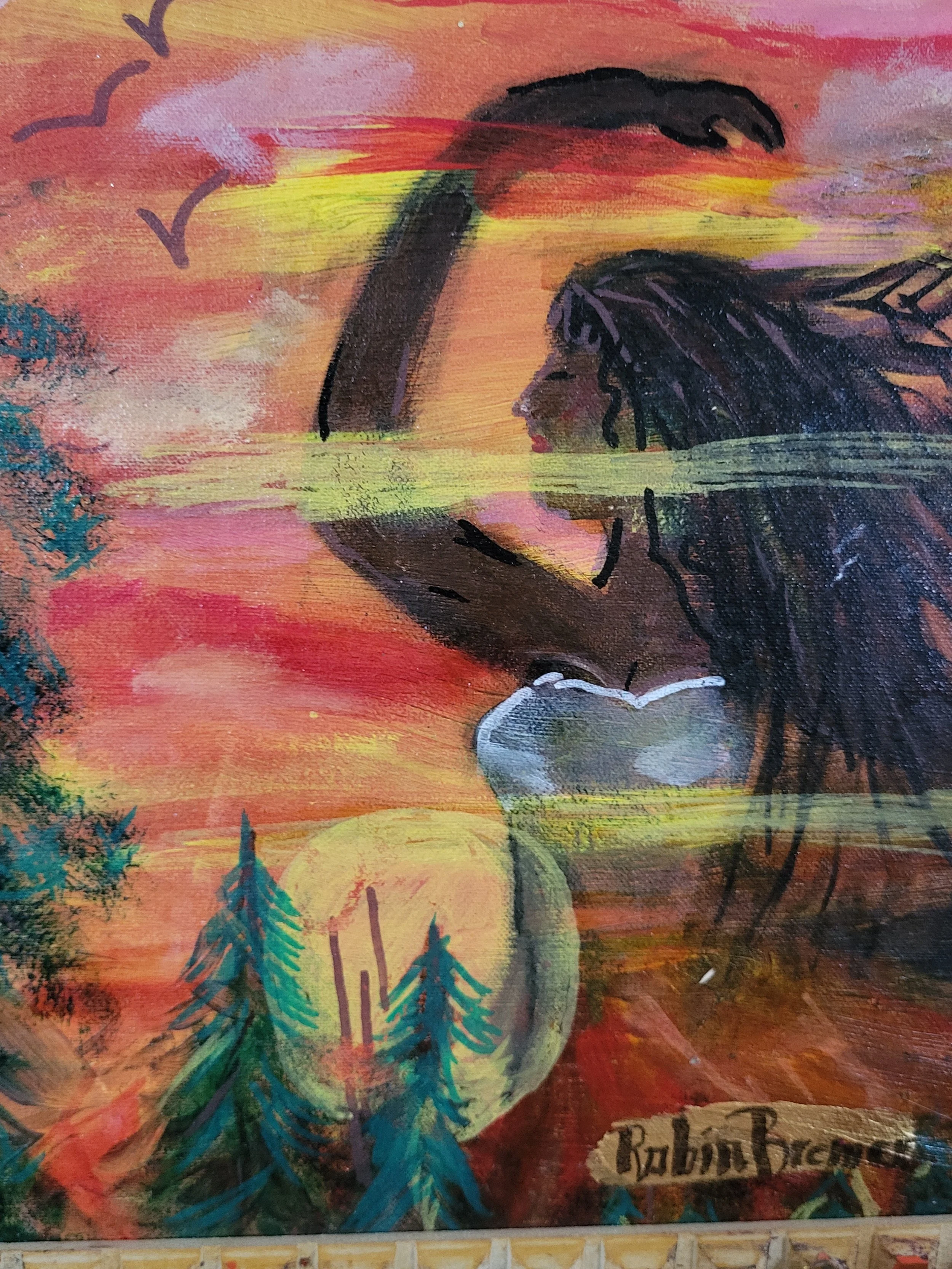 Image, Dream, Believe -Hanging canvas Scroll 11x14