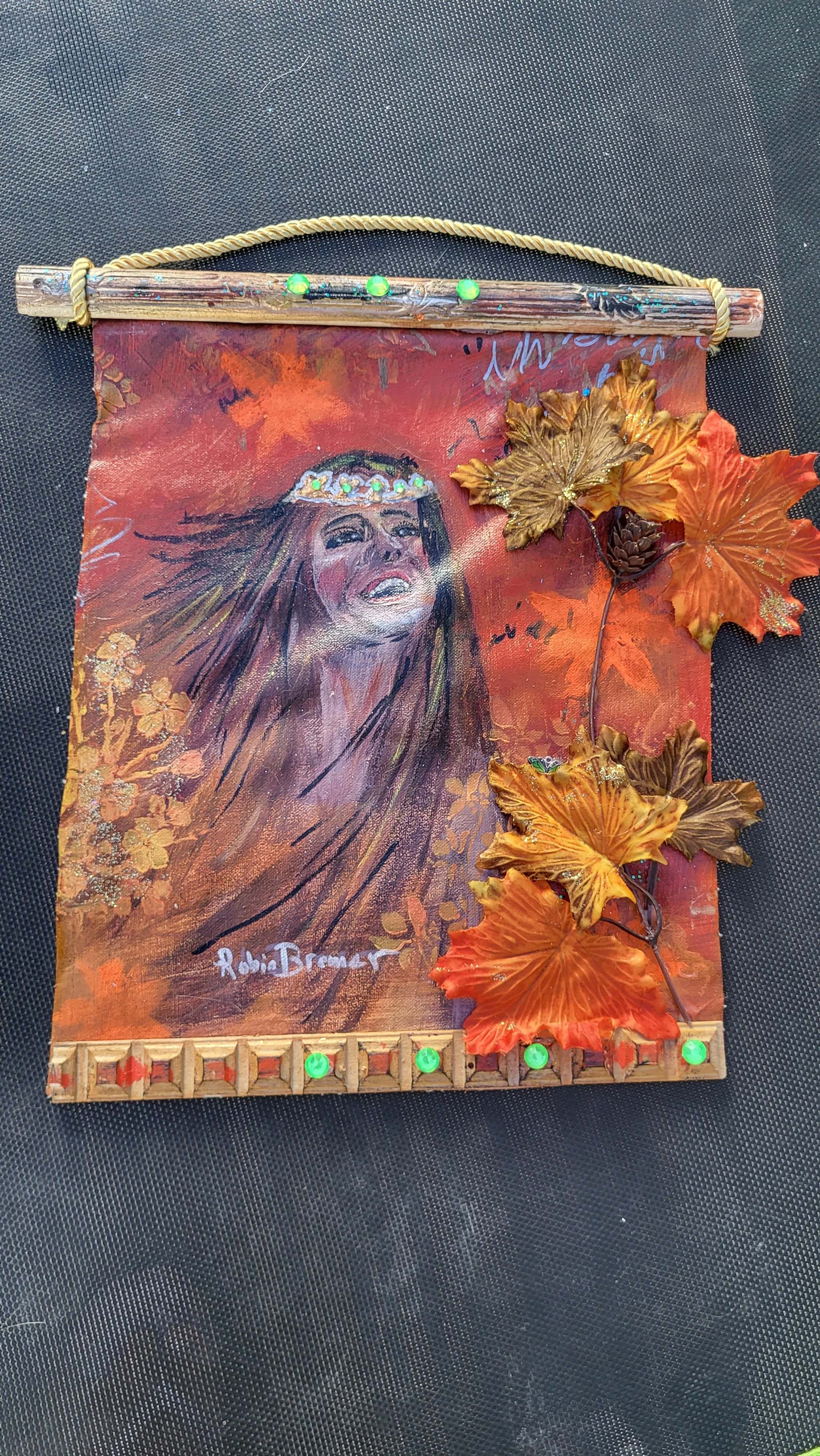 Joyful Ascent, AWARD WINNING 11X14  canvas on wood