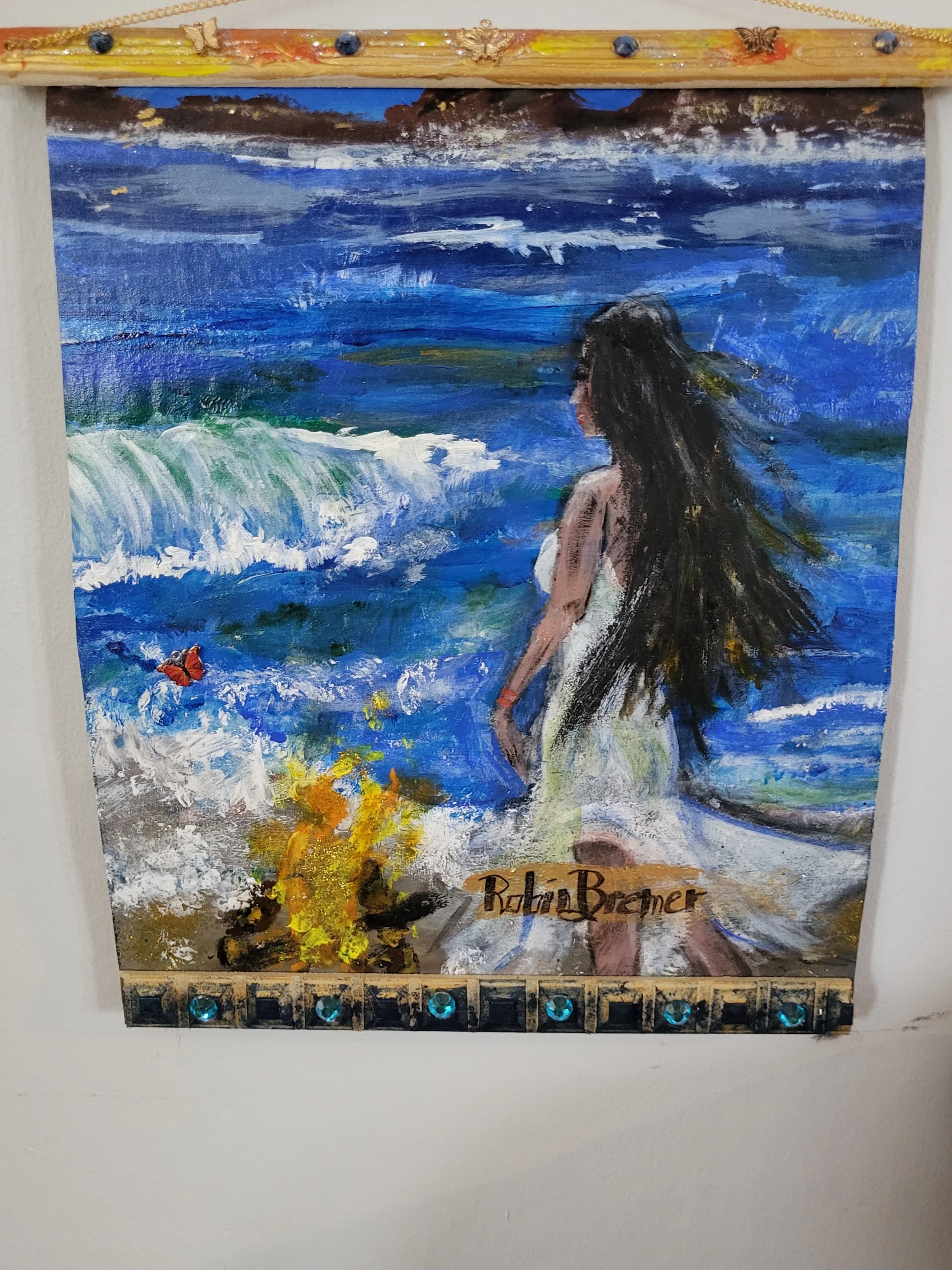 Hope for Tomorrow  Hanging Canvas Scroll 11x14