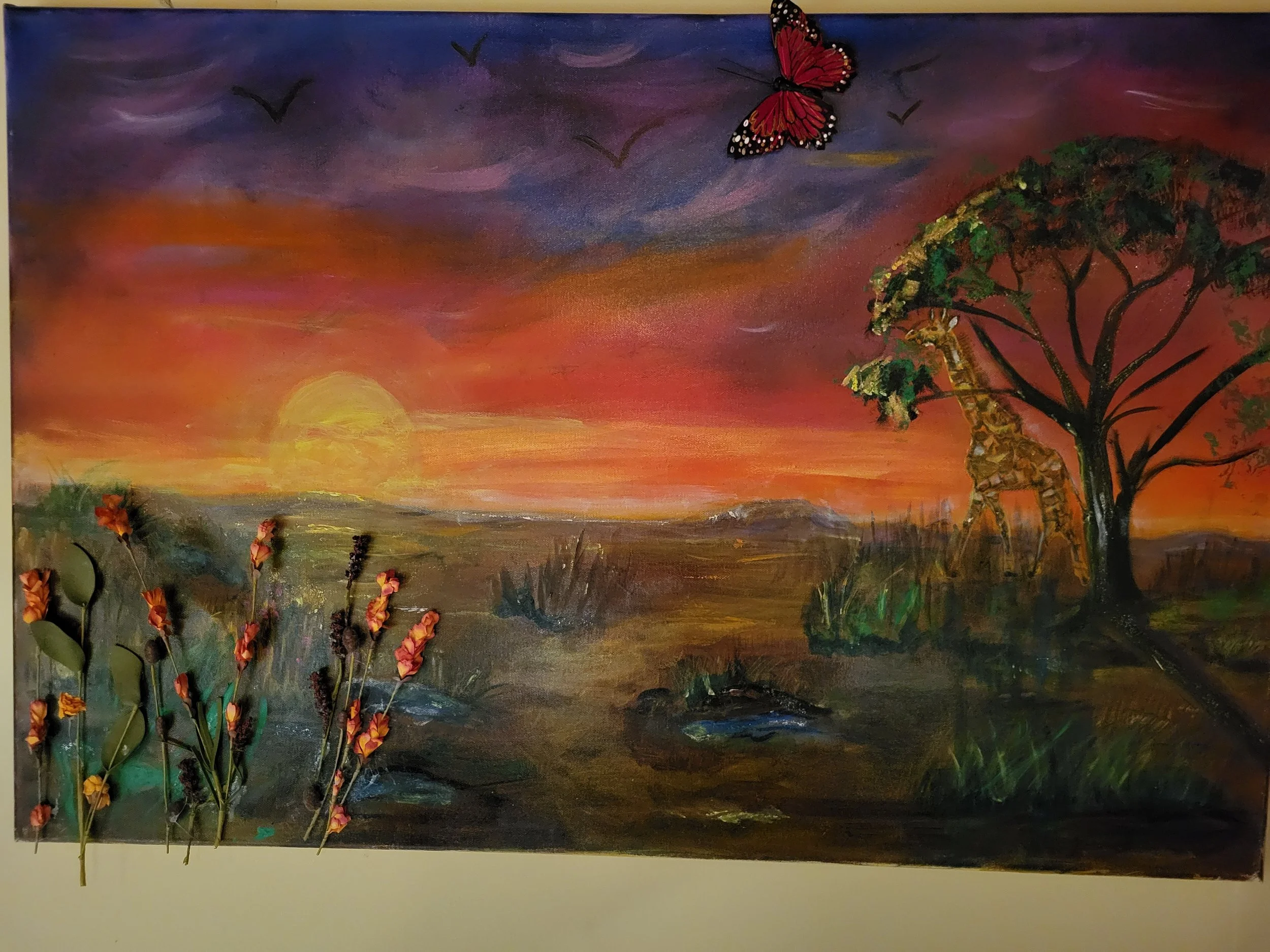 Whispers of the Wild 24x36 Stretched canvas 3d art