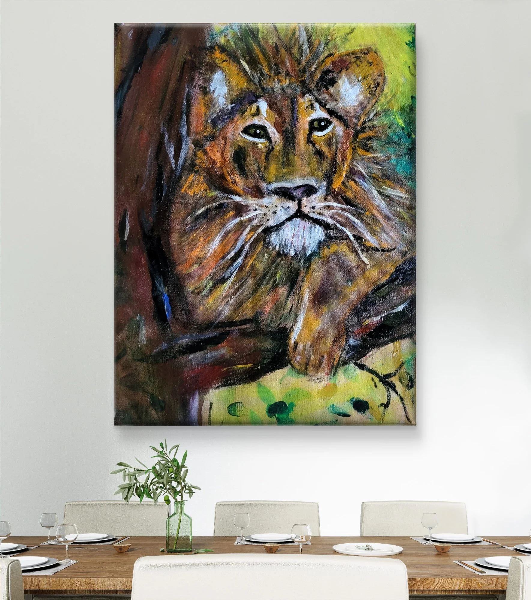 Content and Confidence- Award Winning Art 11x14 on wood panel