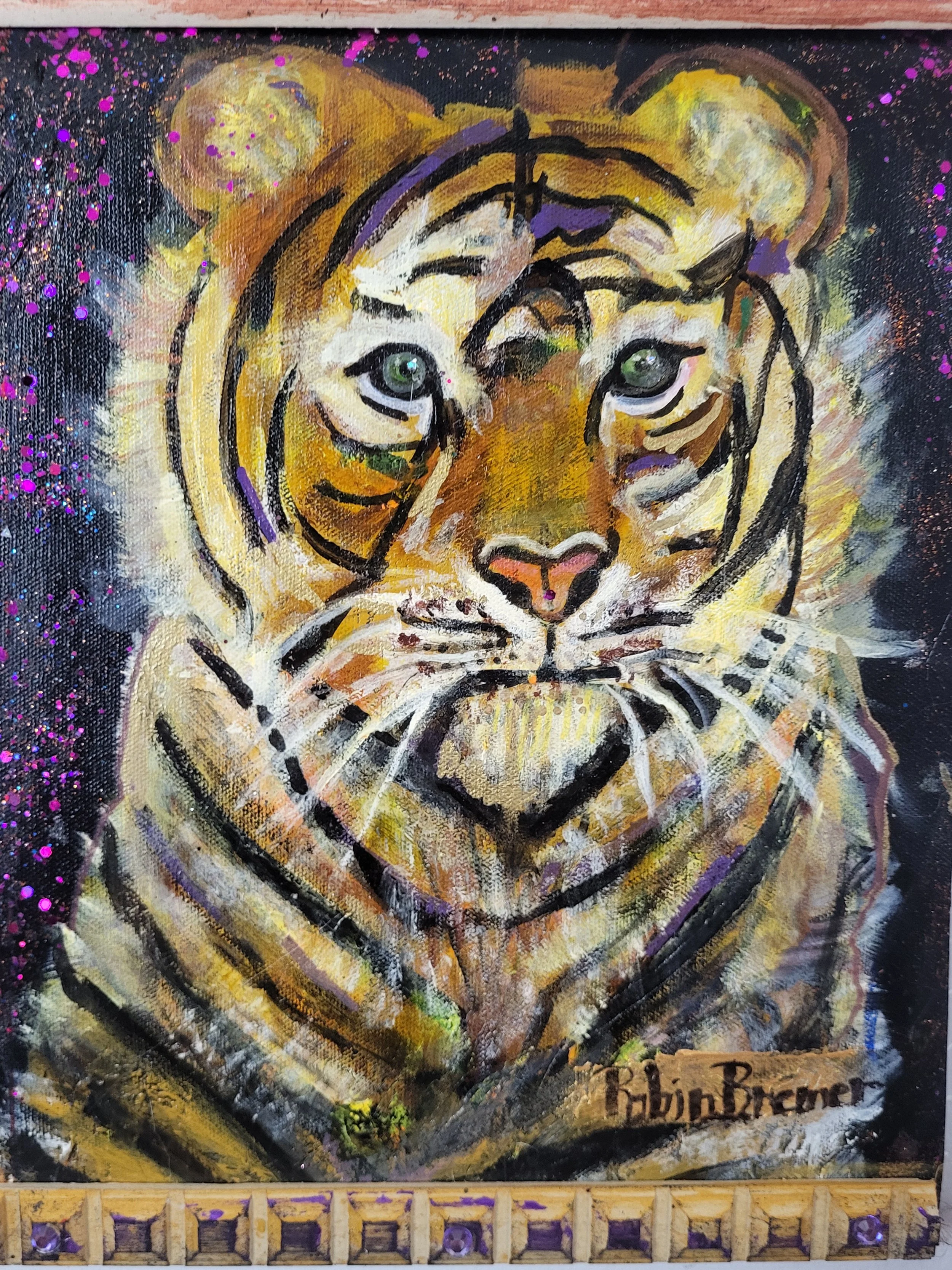 Leaping to Victory  Hanging Canvas Scroll 11x14