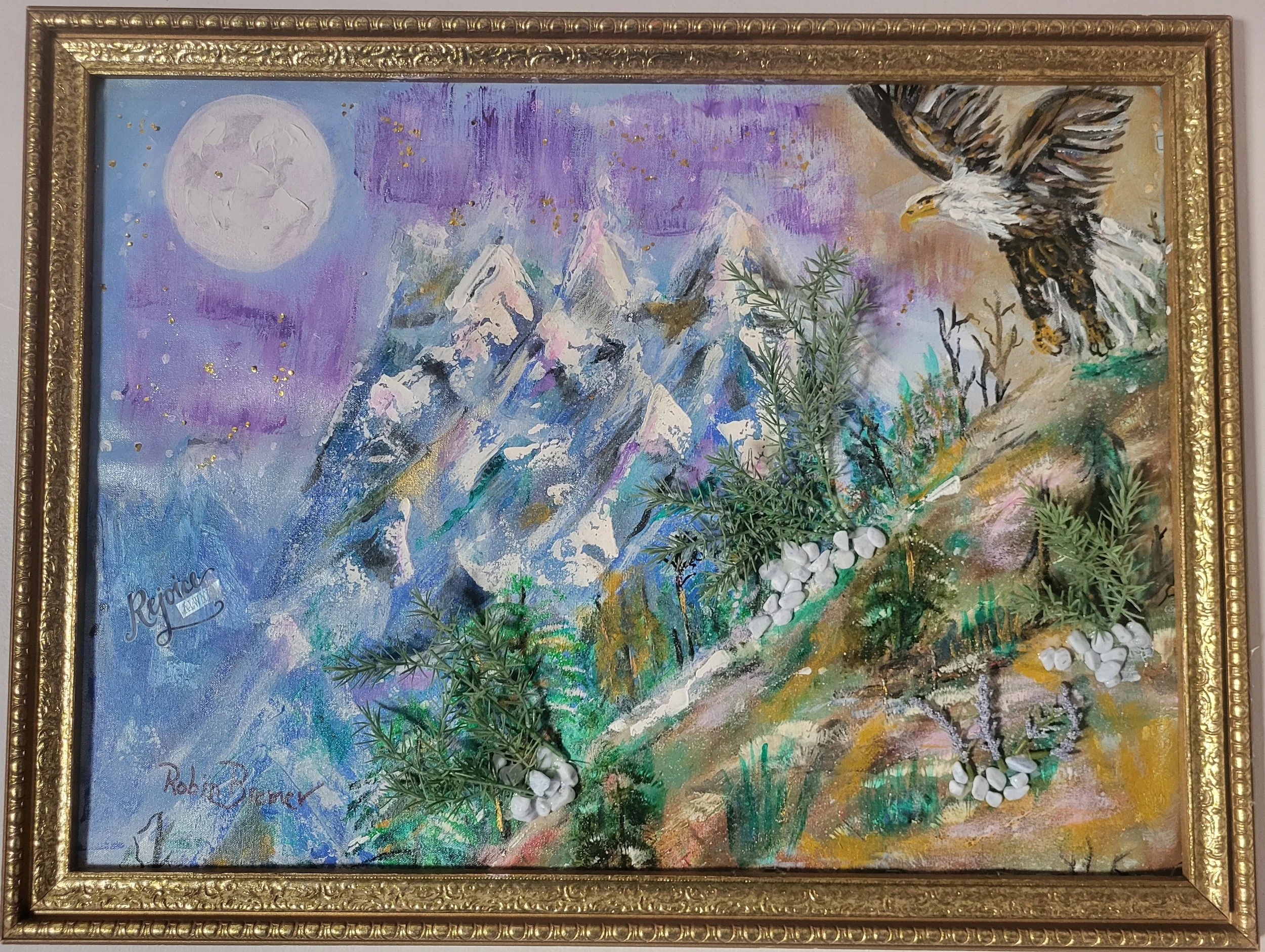 Fresh Perception (25x18.5 framed archival paper) 3d art