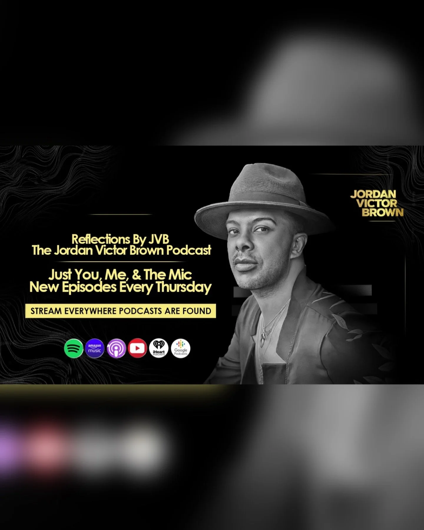 Reflections By JVB- The Jordan Victor Brown Podcast is live! Link In Bio 🎯

#JordanVictorBrown #Podcast #Reflection #JVB