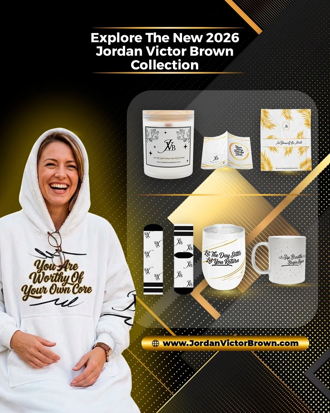 Sooo much fun creating these seven pieces for The JVB Return To Self Collection- 2026 Edition! 

These are small comforts that help bring me back to my center after long days, draining travels, and sometimes the craziness of the world itself and arou