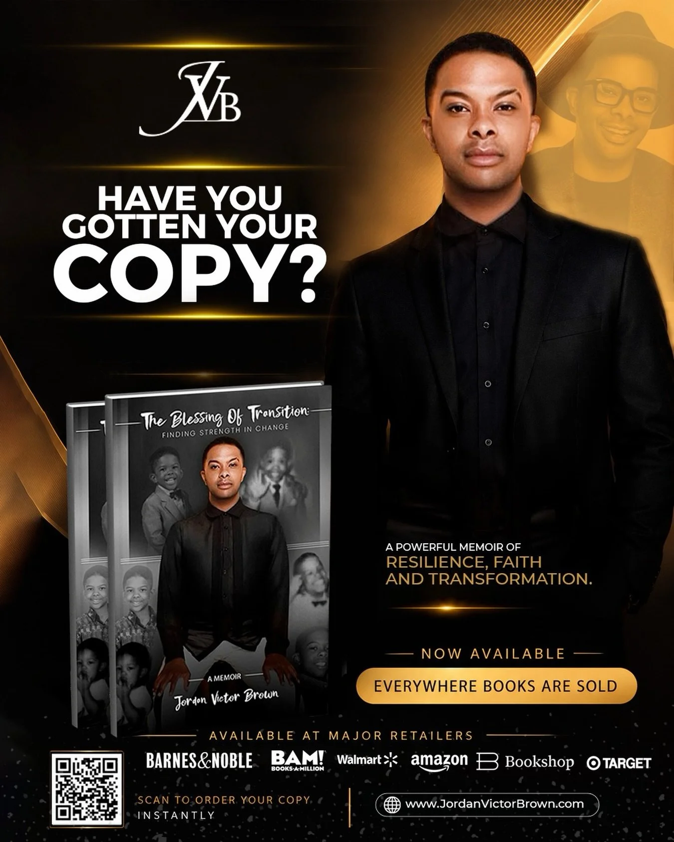 www.JordanVictorBrown.com 🎯

#JordanVictorBrown #JVB #Memoir #Book #Author