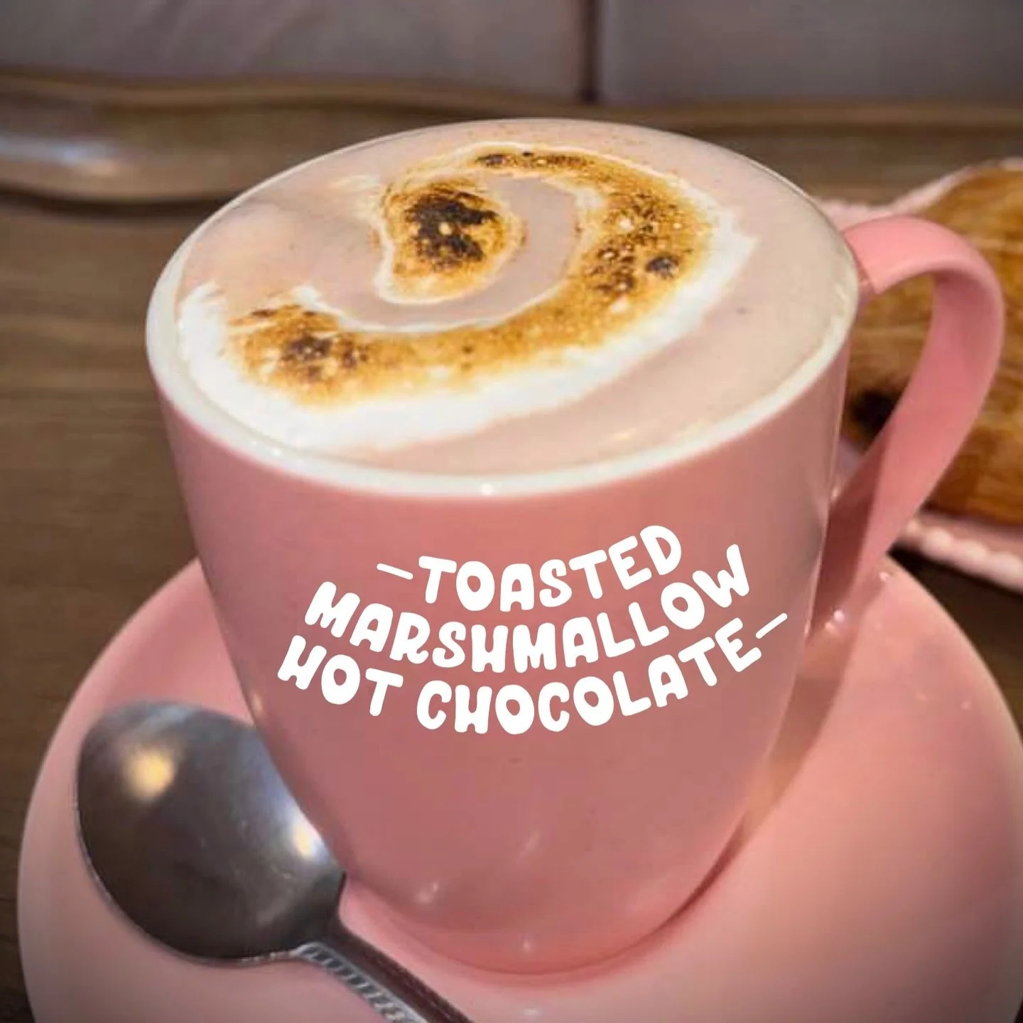 Chocolat chaud + marshmallow toast&eacute; 🤍🔥
Hot chocolate with toasted marshmallow
C&rsquo;est &ccedil;a, le bonheur.
