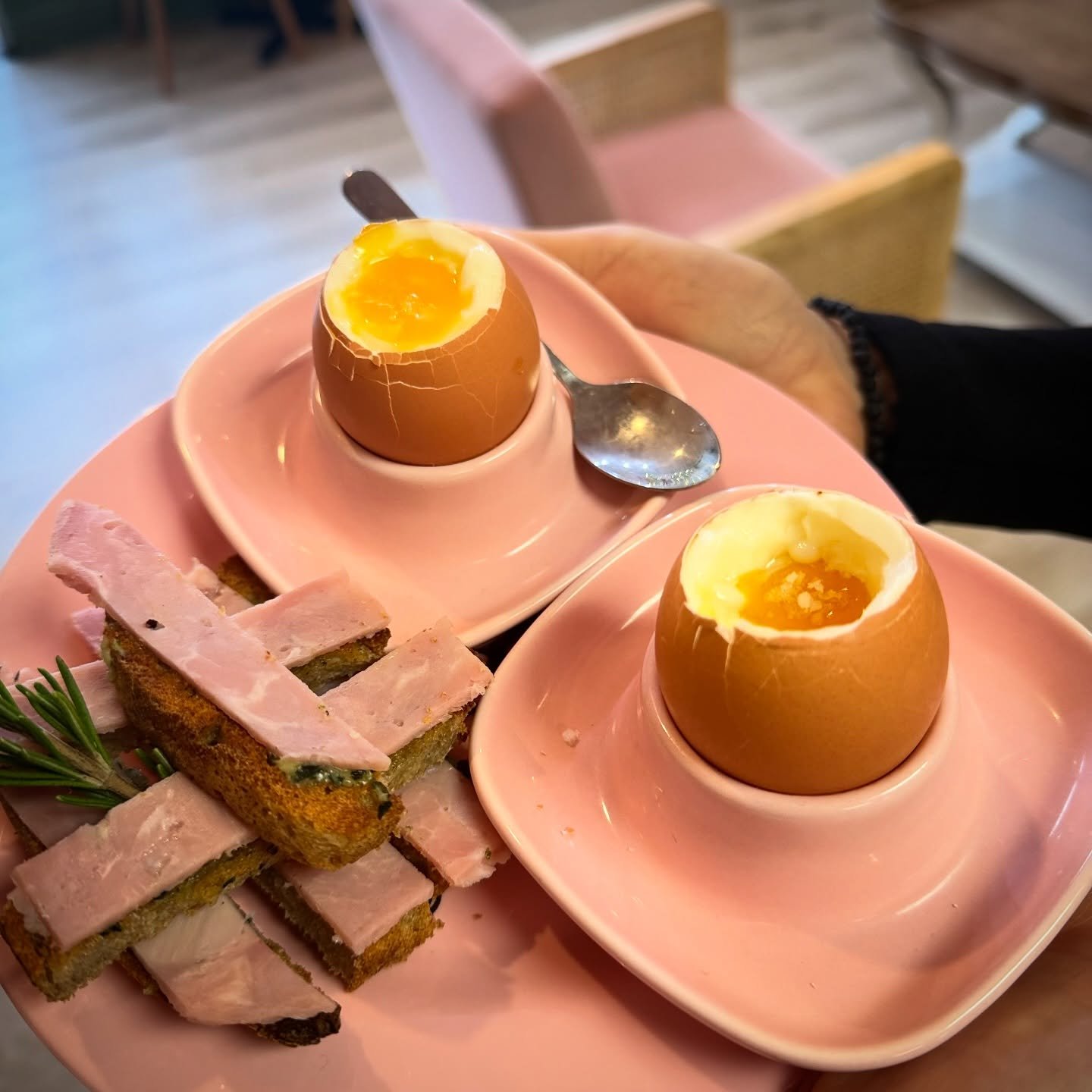 Bonjour !!
Come try our perfectly soft-boiled egg with Parisian toast &mdash; simple, comforting, and just the way the French love it. 
Perfect for a slow brunch or a late lunch. We&rsquo;re open till 2.&rdquo;