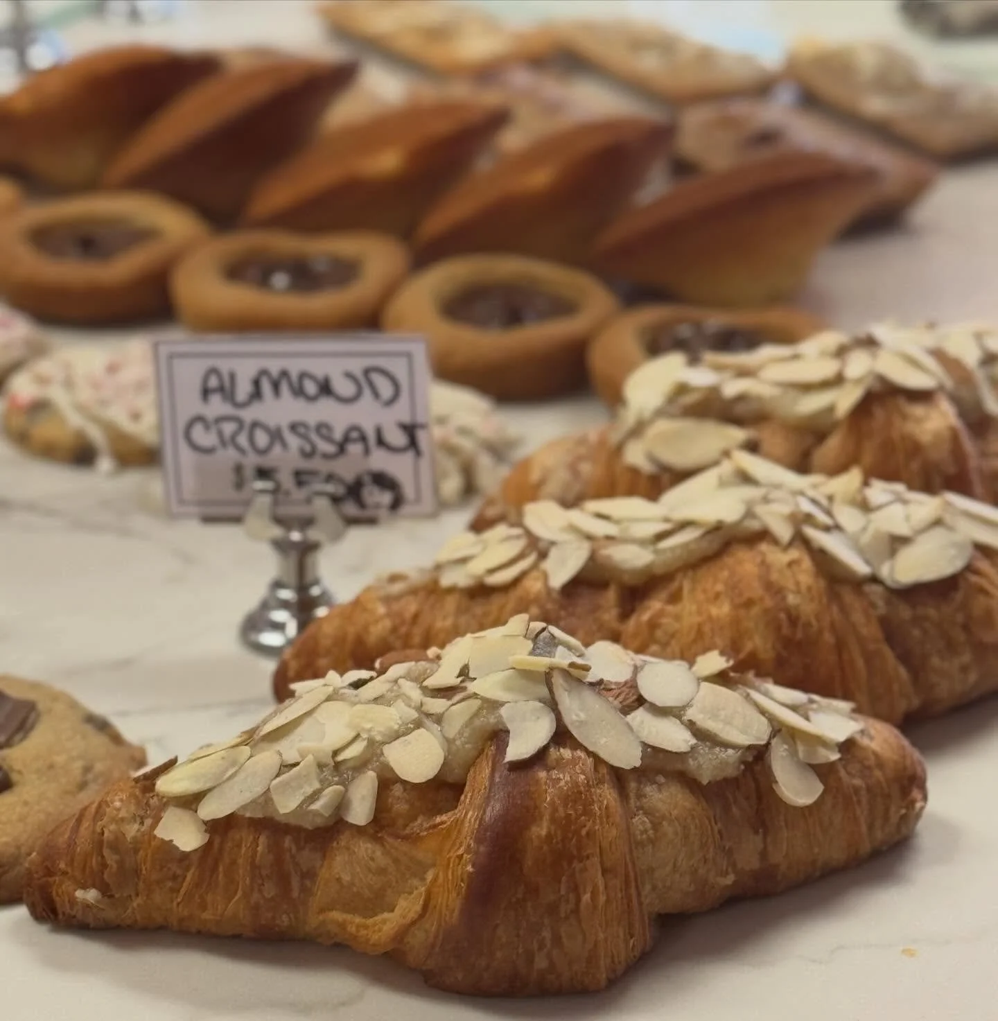 Ooh La La! Now featuring Almond Croissants on Saturdays and Sundays.