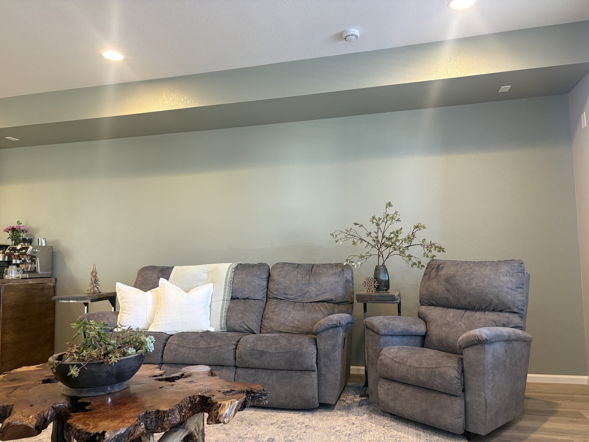 Client Profile: Color consultation for newlyweds.

Design: Located in NoCo, couple wanted  their home to feel cozy and mountain influenced. 