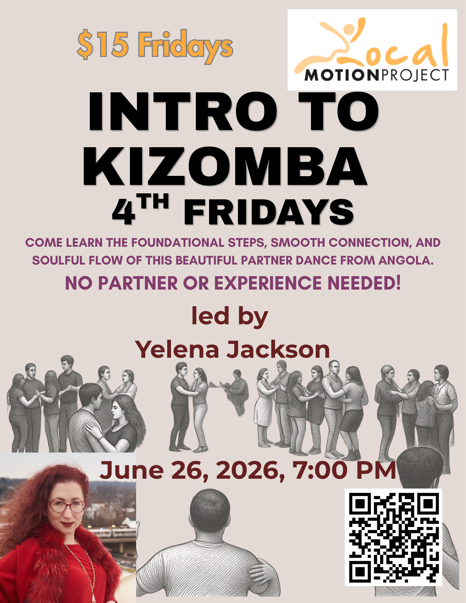 $15 Friday: intro to kizomba 