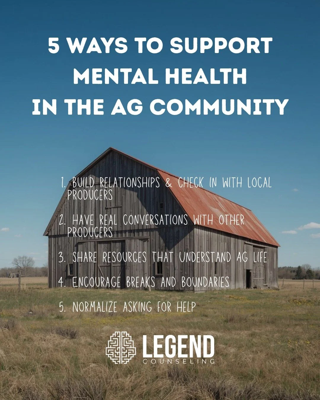 Supporting mental health in the ag community starts with simple, human actions that make a real difference. Farmers and ranchers carry a lot &mdash; and the best support often comes from people who understand the land, the work, and the pressure. Her