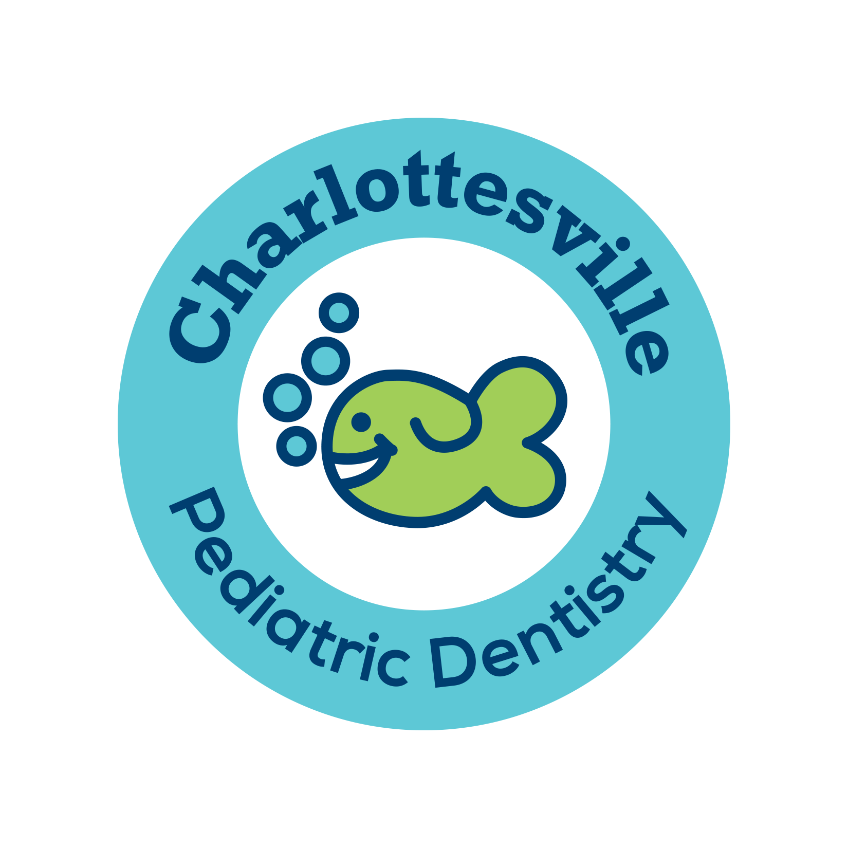 Logo that says Charlottesville Pediatric Dentistry