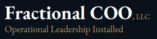 Fractional Chief Operations Officer - Business Consultant