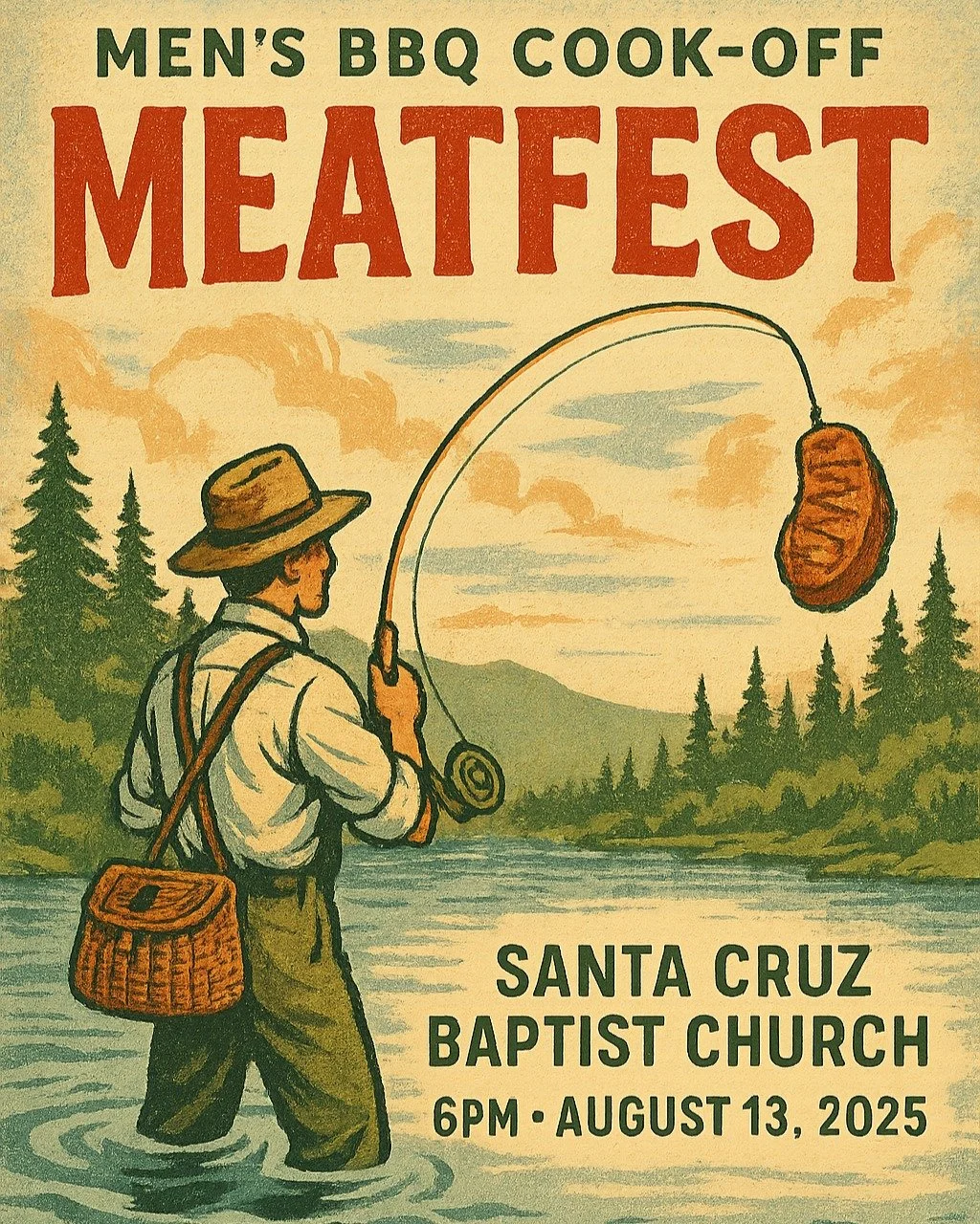 It's almost here! We're so excited for our 3rd annual BBQ/Smoke/Grill Contest, happening at Santa Cruz Baptist Church this Wednesday, August 13, at 6pm. Bring some grilled or smoked meat to enter the competition, along with a side to share. It's a fa